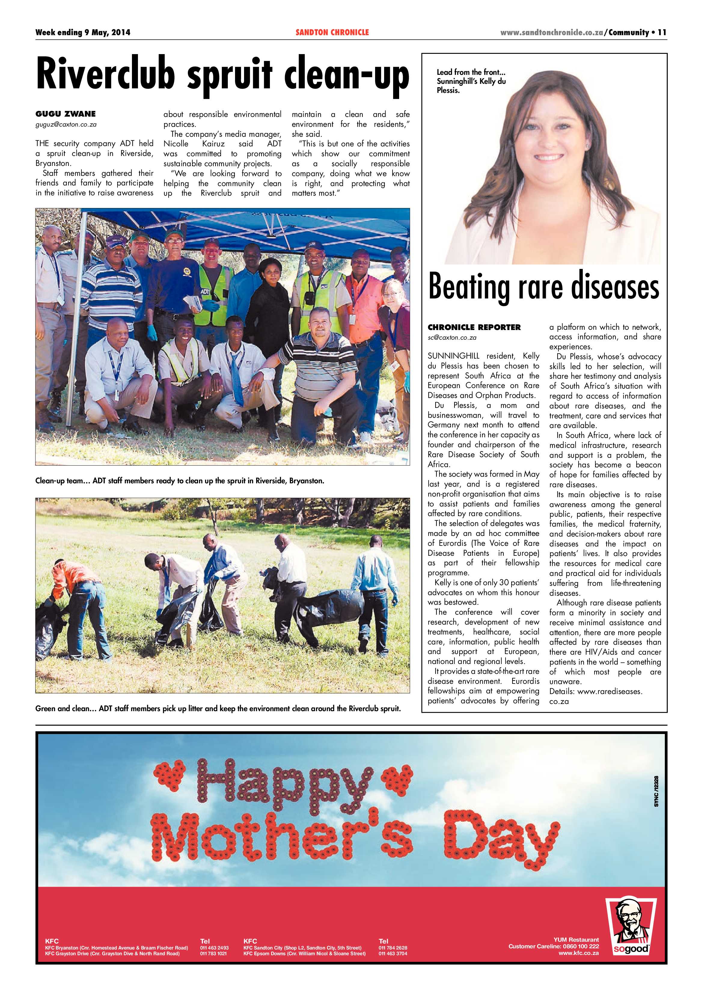 Sandton Chronicle 09 May 2014 page 11