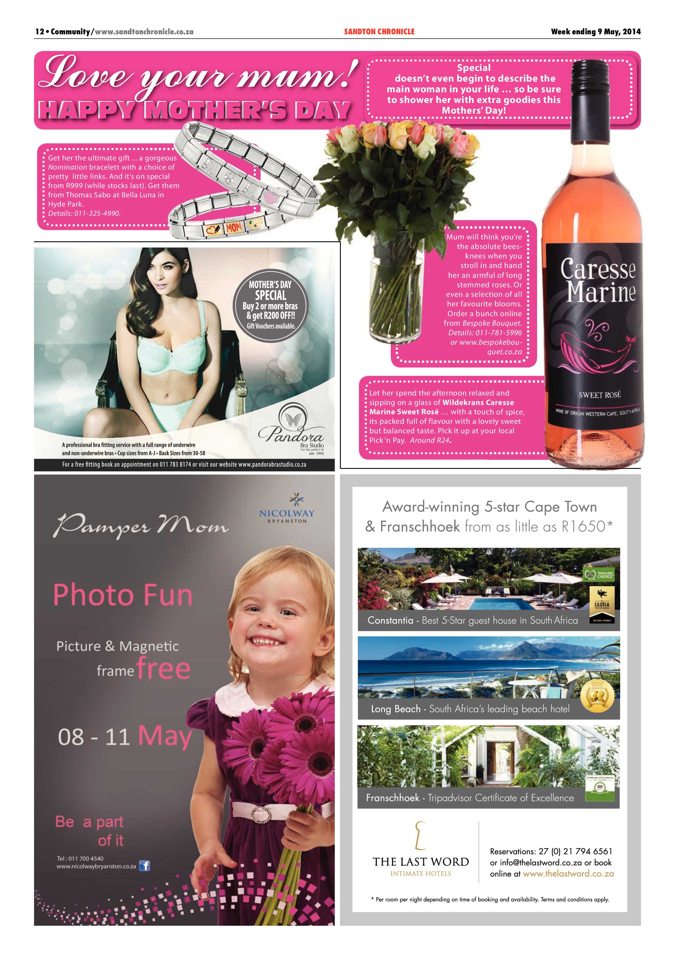 Sandton Chronicle 09 May 2014 page 12