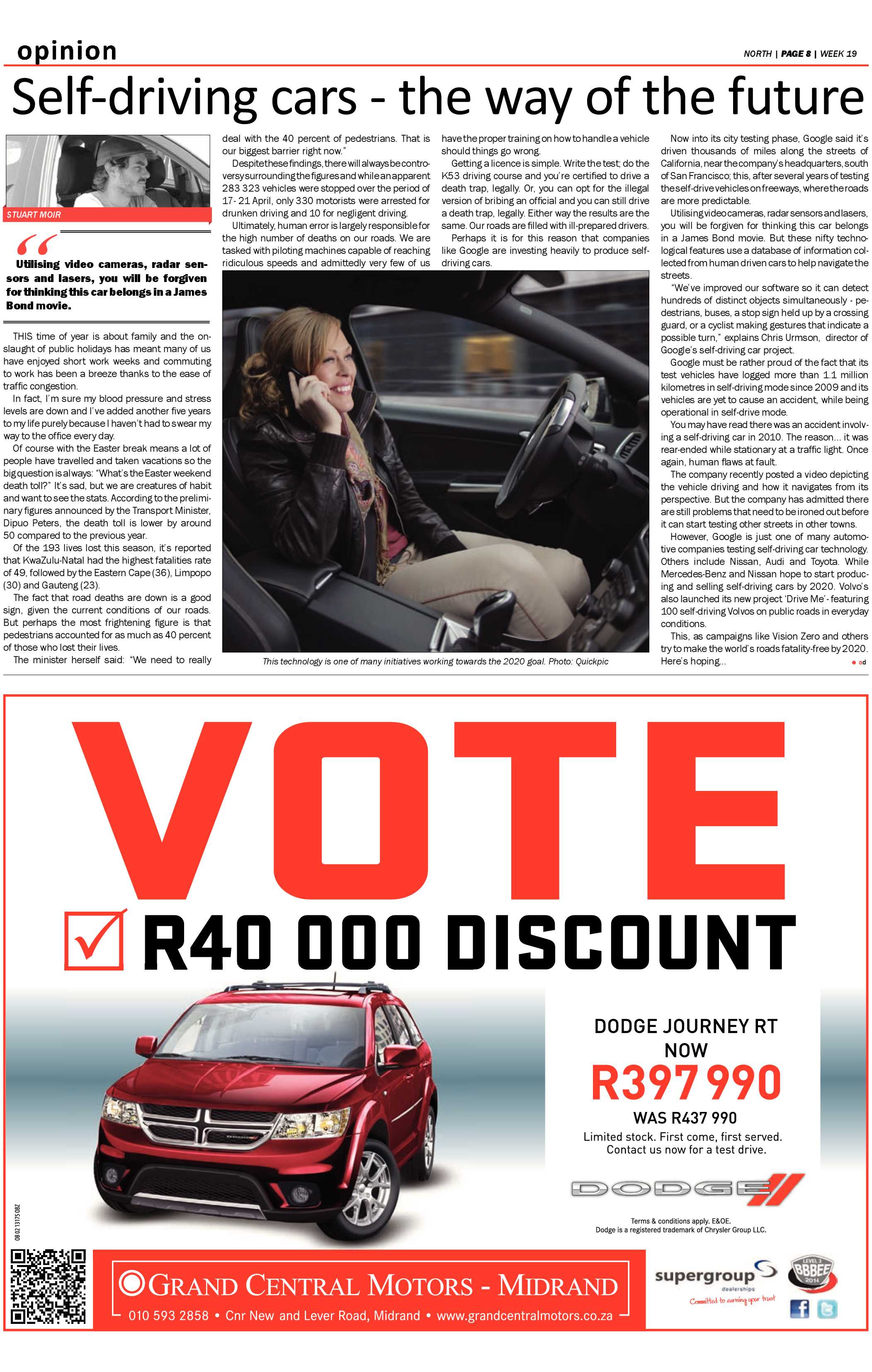 Sandton Chronicle 09 May 2014 page 20