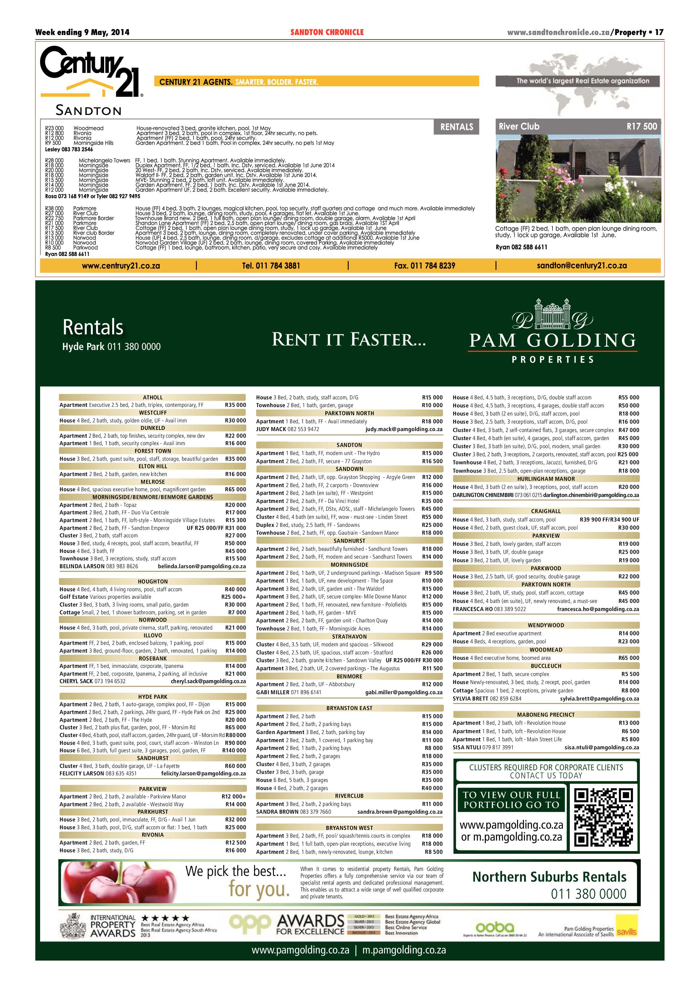 Sandton Chronicle 09 May 2014 page 25