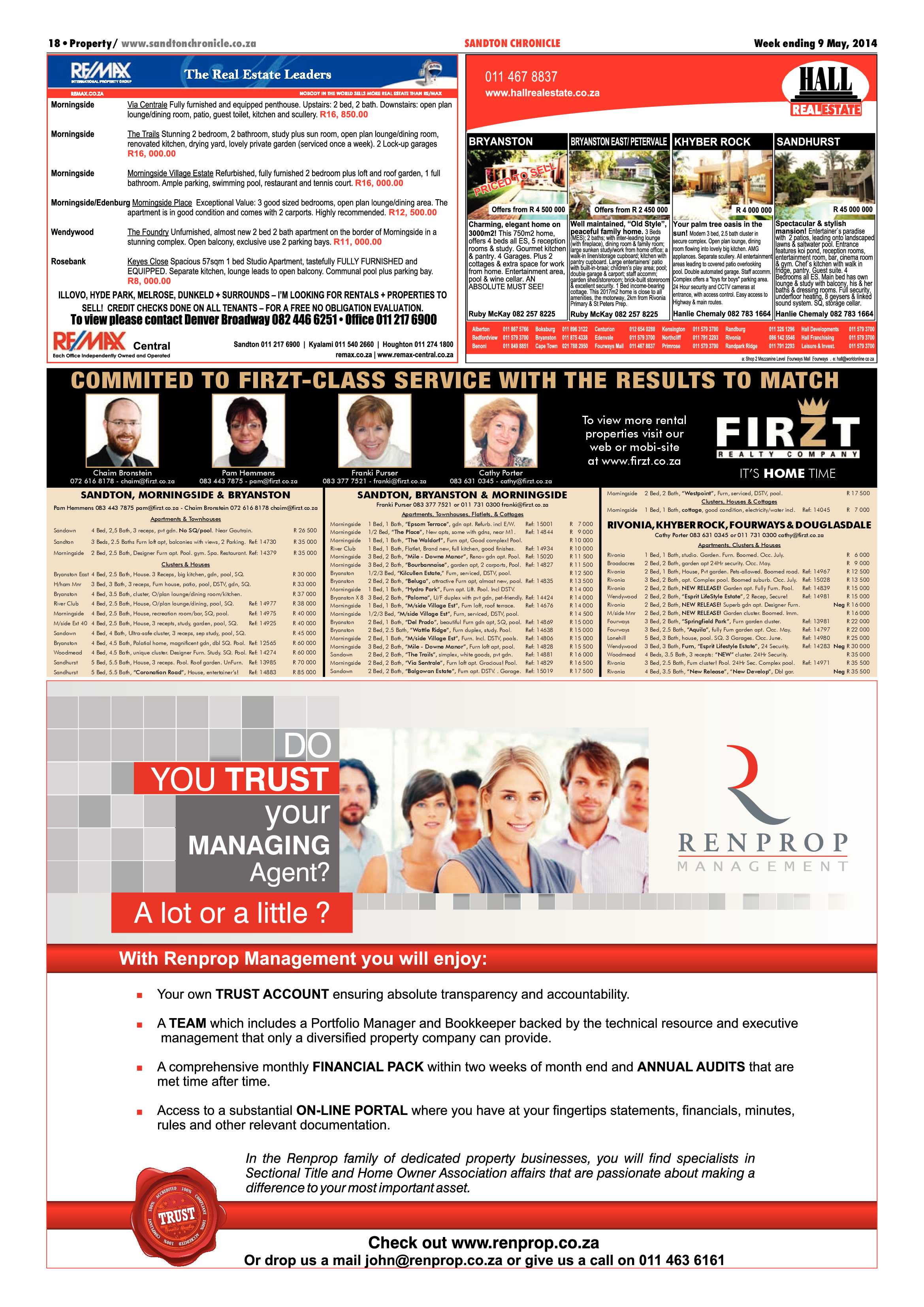 Sandton Chronicle 09 May 2014 page 26