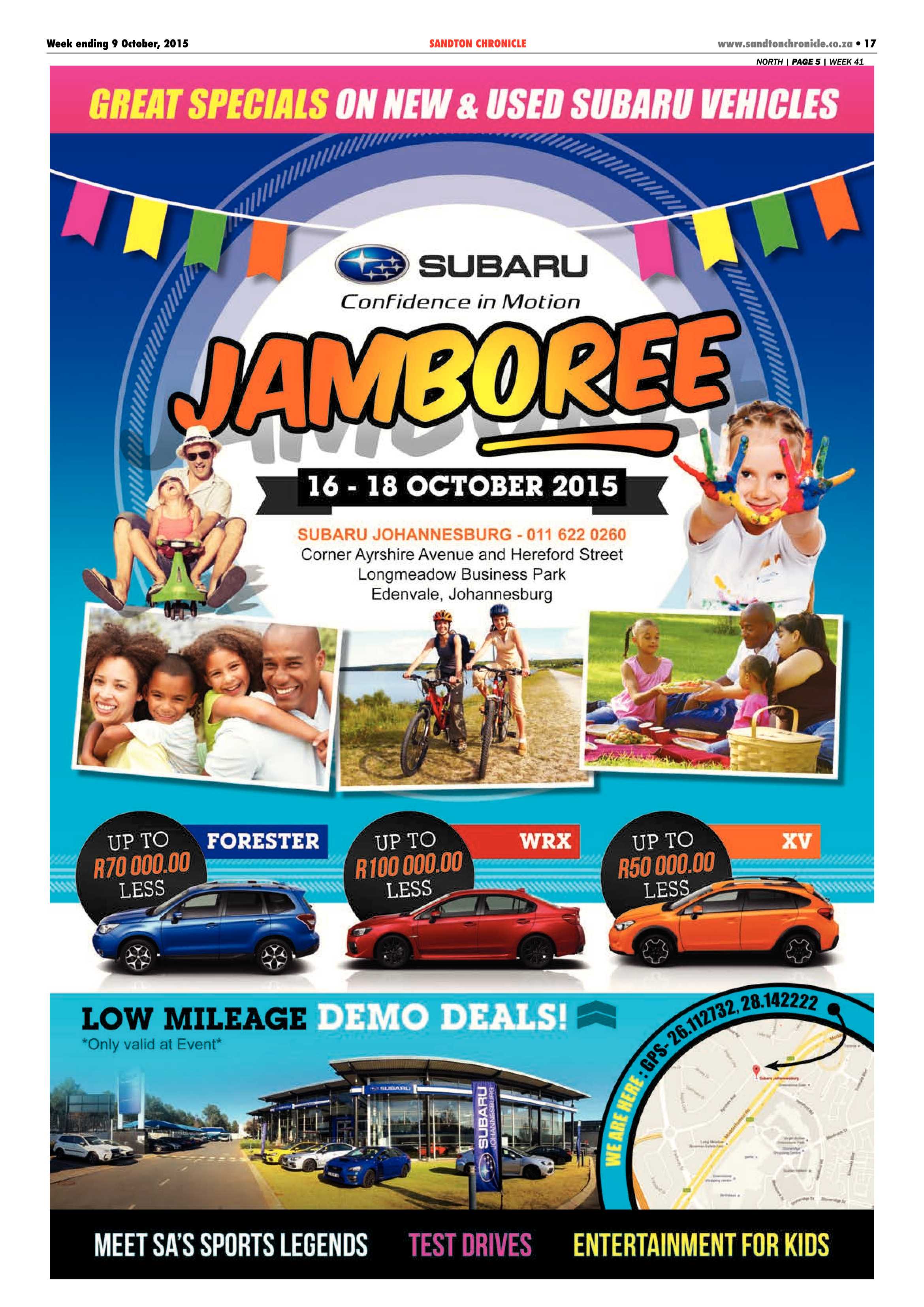 Sandton Chronicle 09 October 2015 page 17