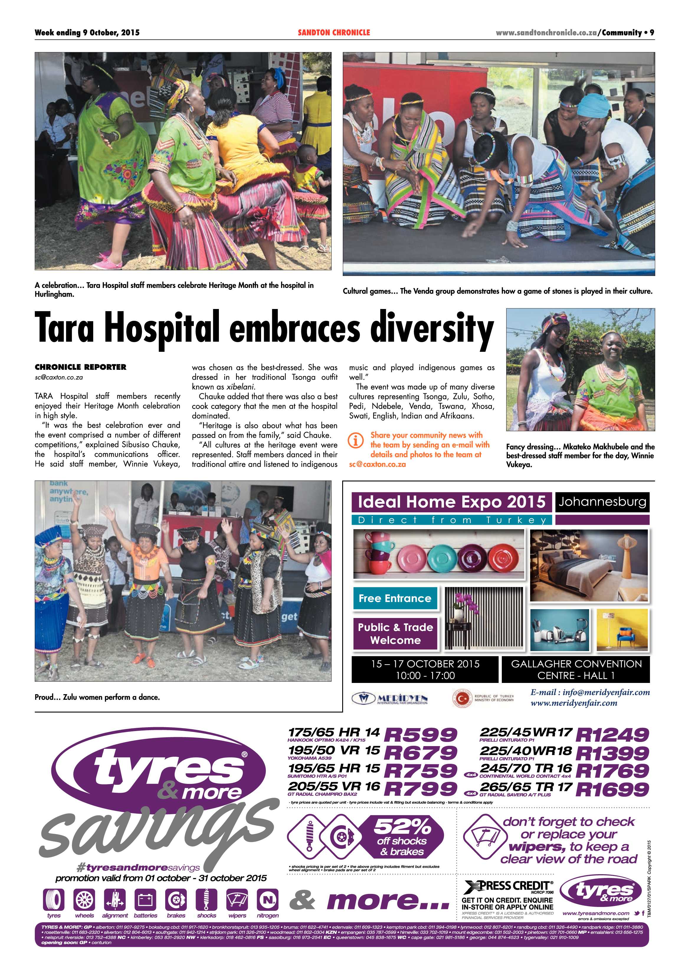 Sandton Chronicle 09 October 2015 page 9