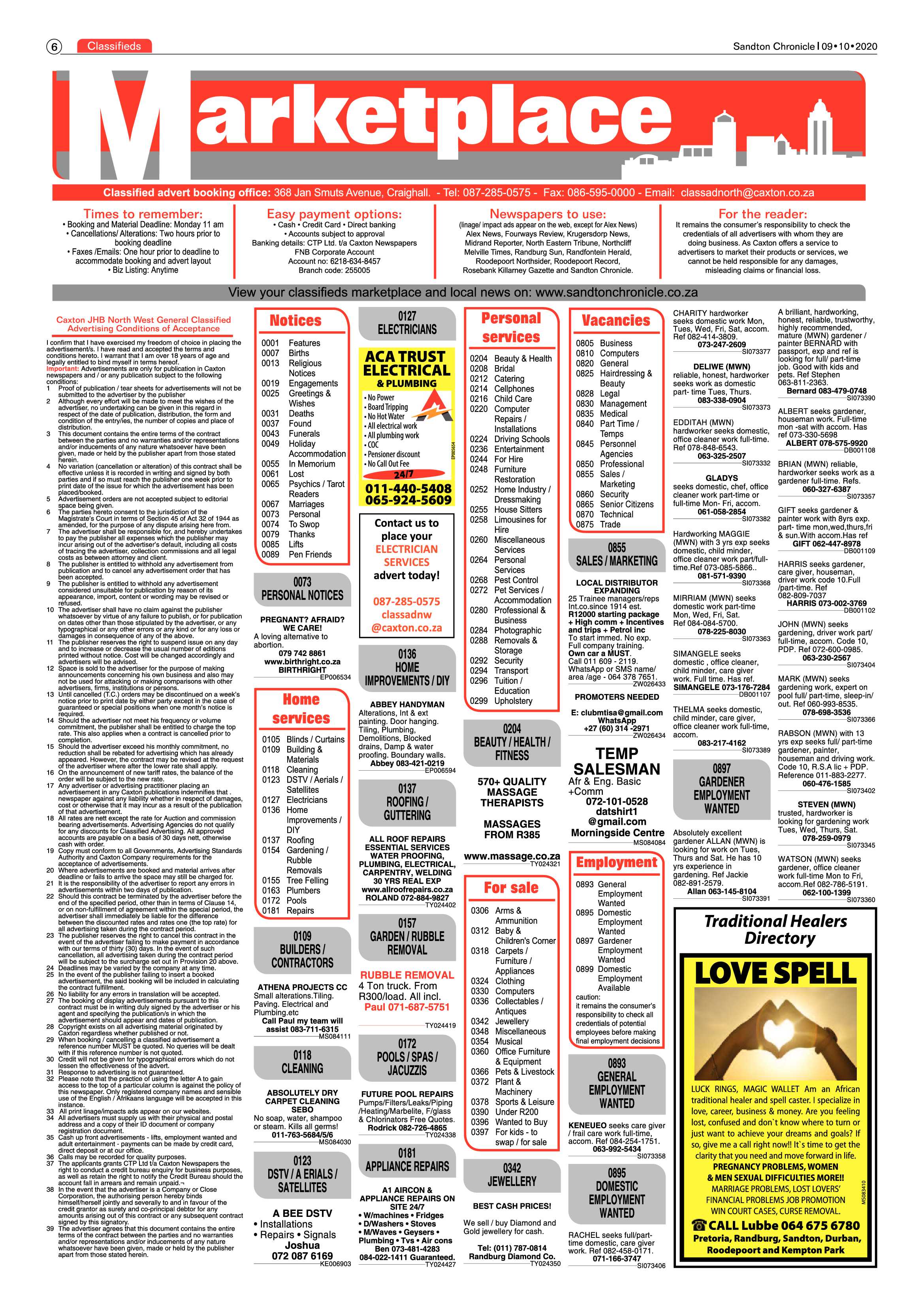 Sandton Chronicle 09 October 2020 page 6