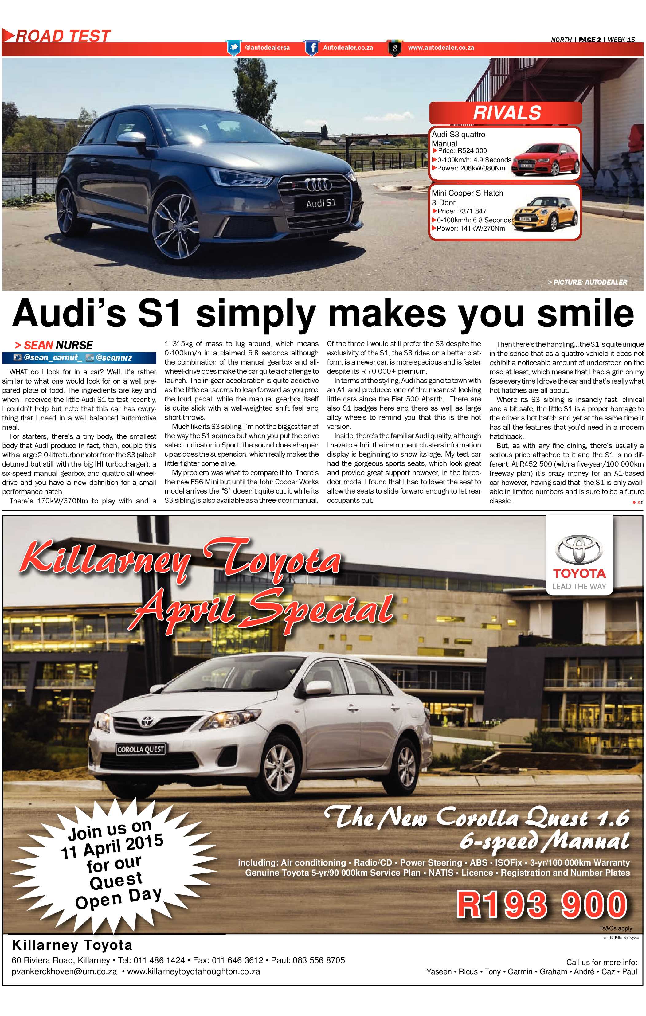 Sandton Chronicle 10 April 2015 page 14