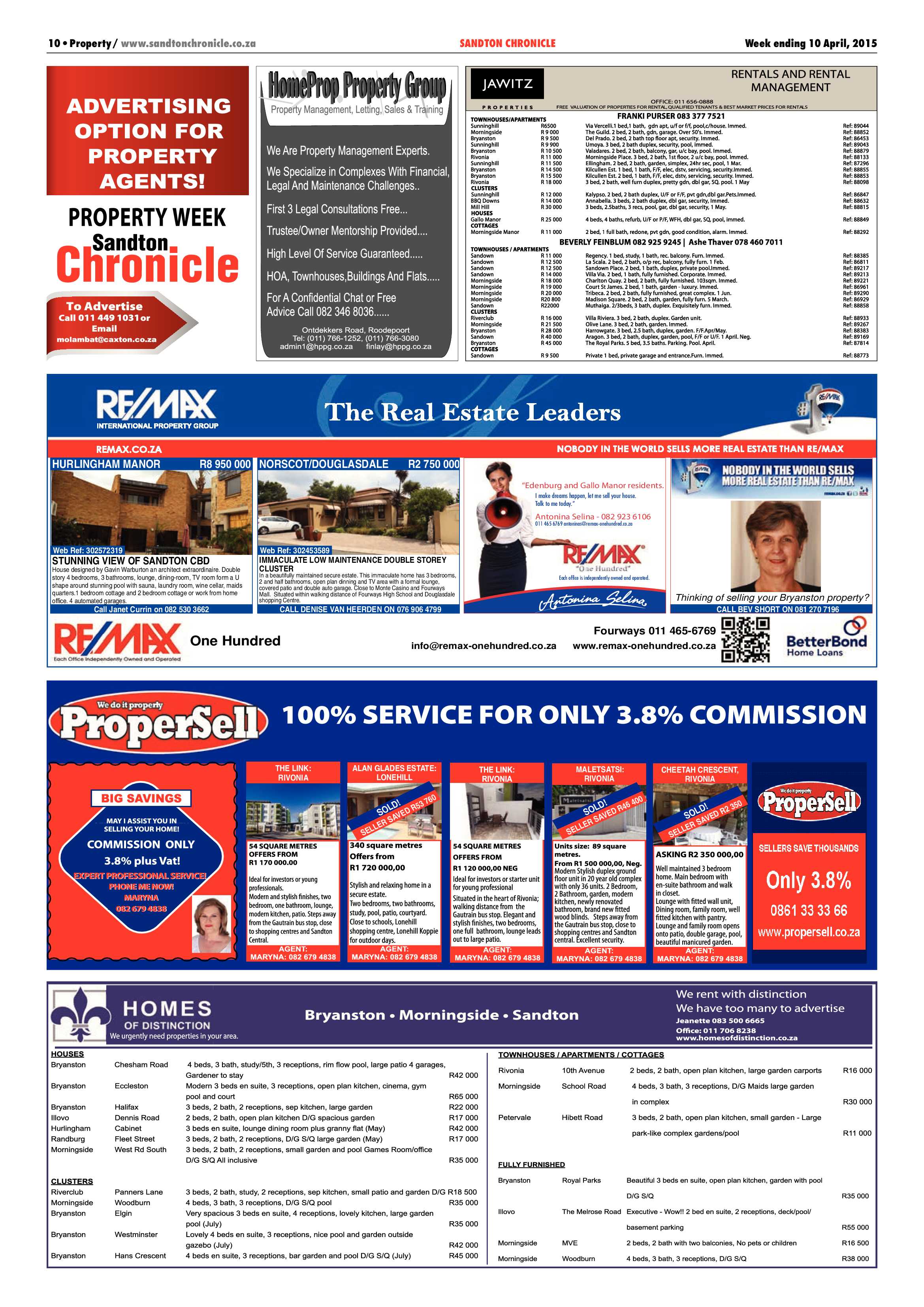 Sandton Chronicle 10 April 2015 page 26