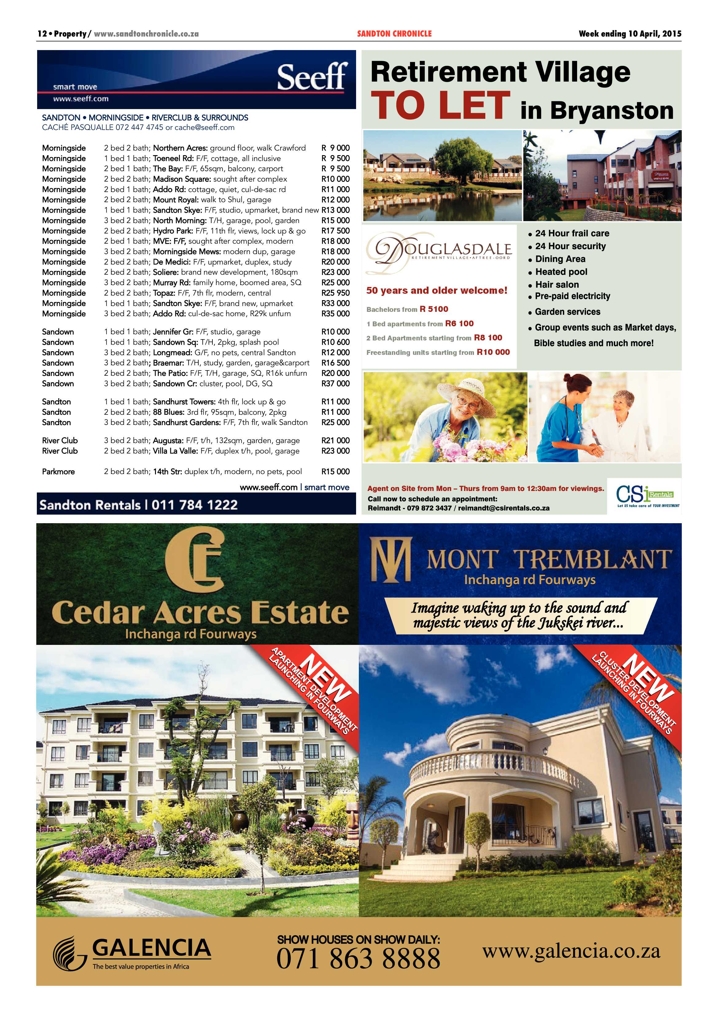 Sandton Chronicle 10 April 2015 page 28