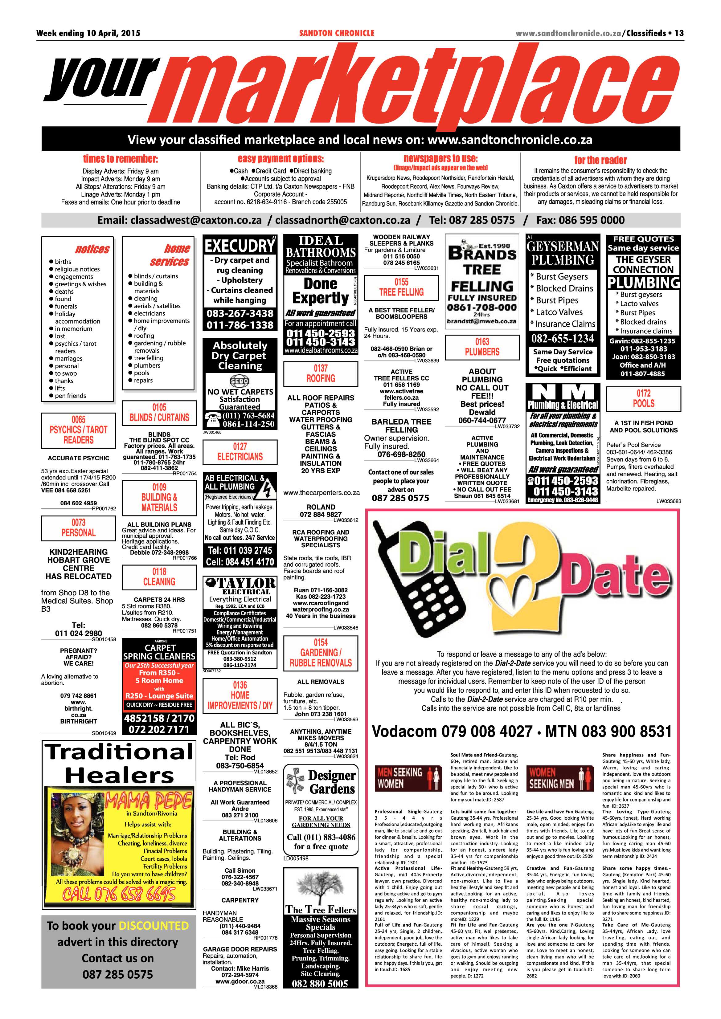 Sandton Chronicle 10 April 2015 page 29