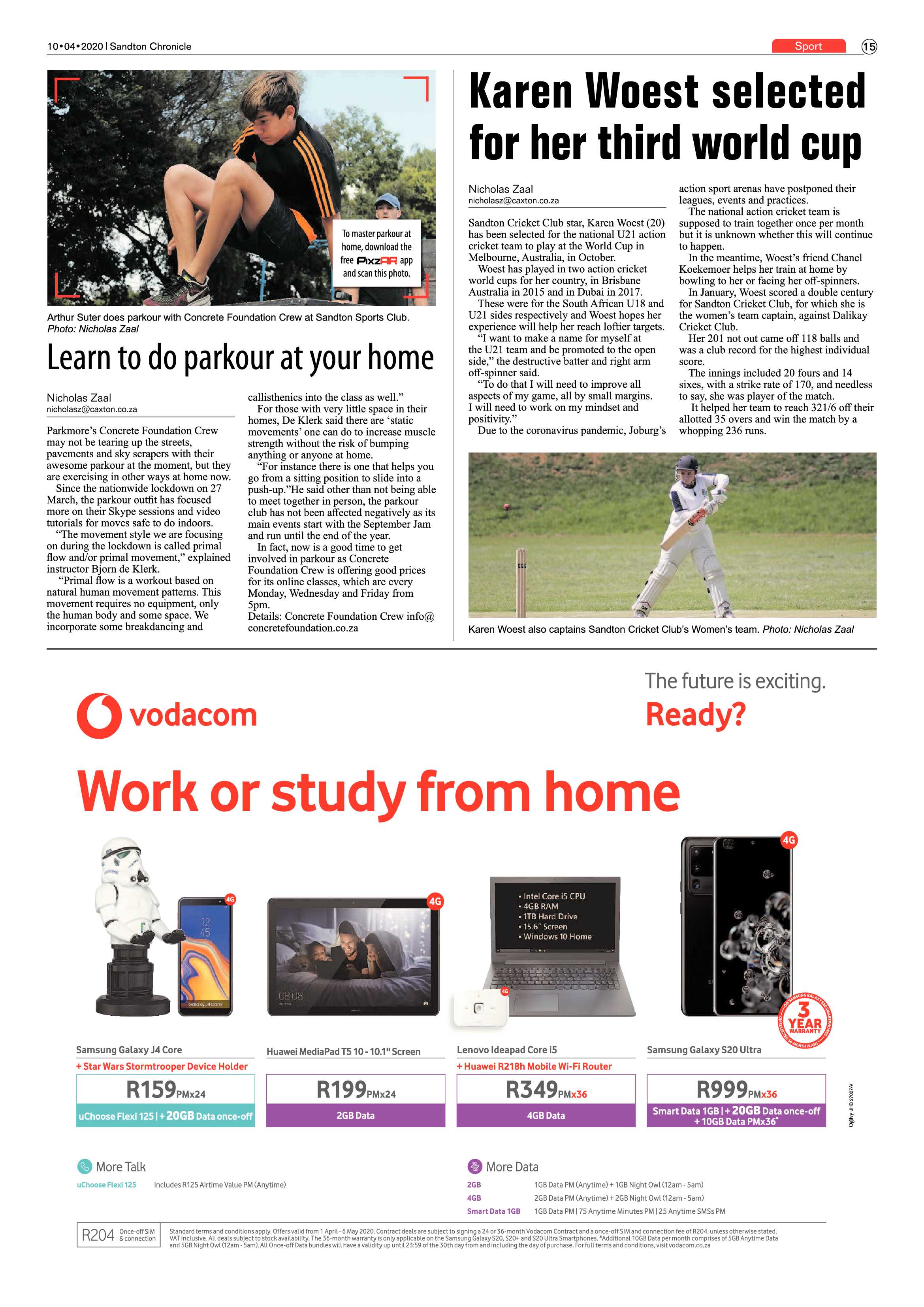 Sandton Chronicle 10 April 2020 page 15