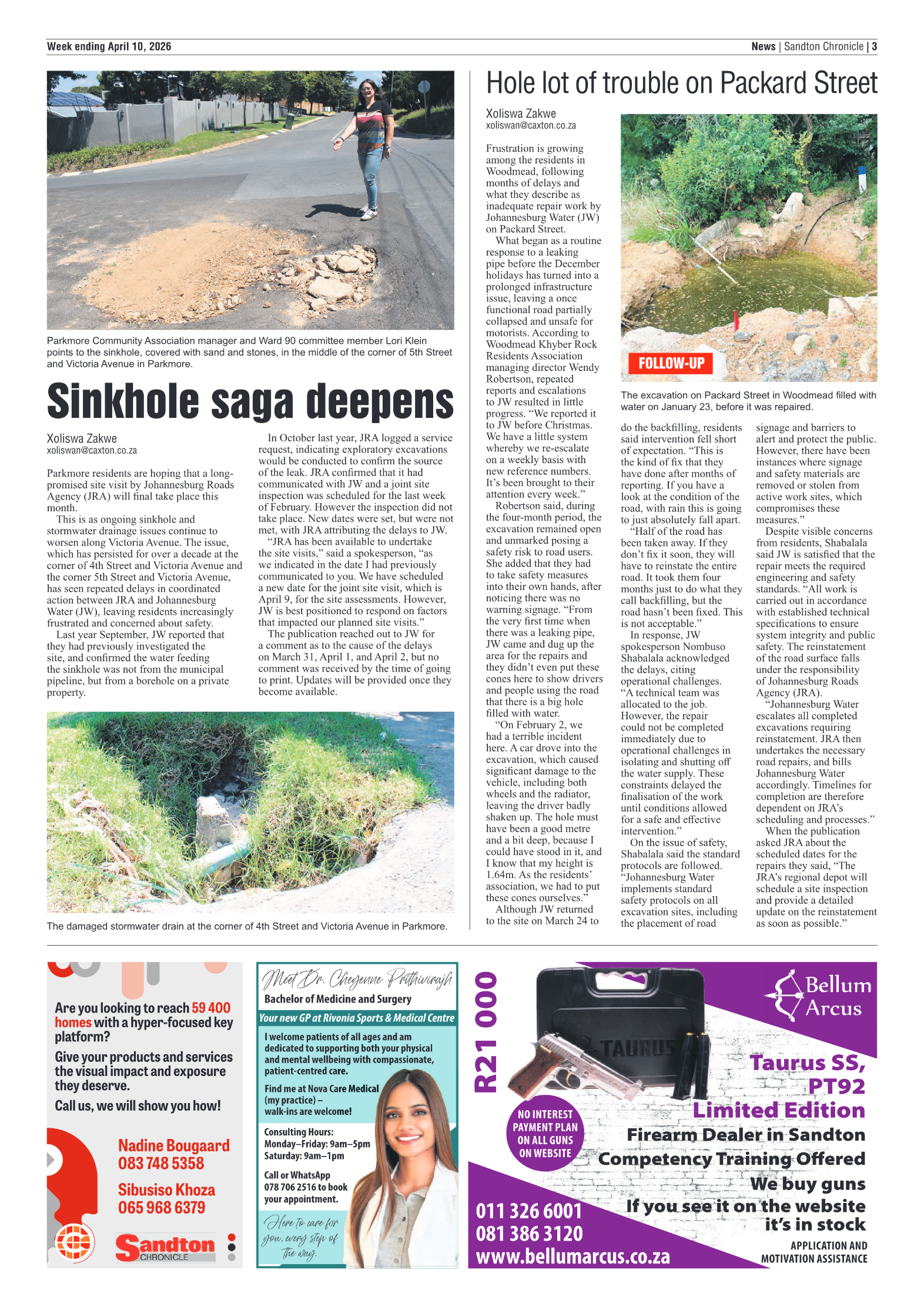 Sandton Chronicle 10 April 2026 page 3