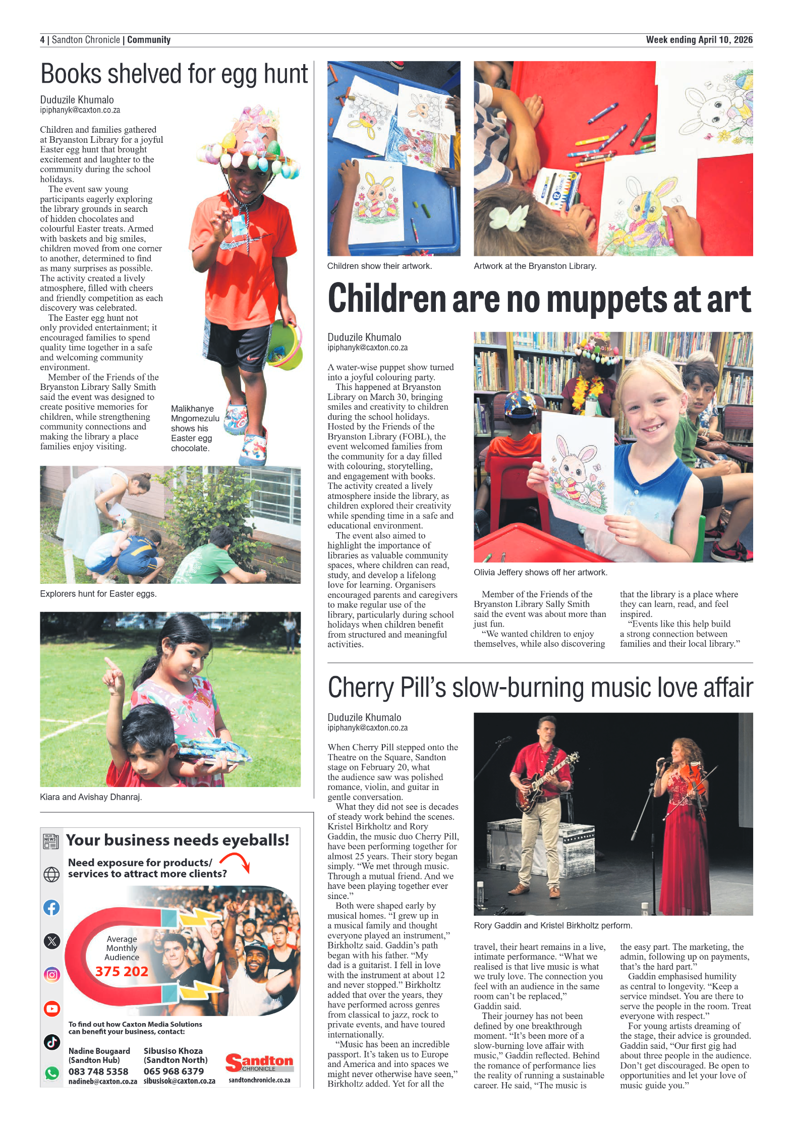Sandton Chronicle 10 April 2026 page 4