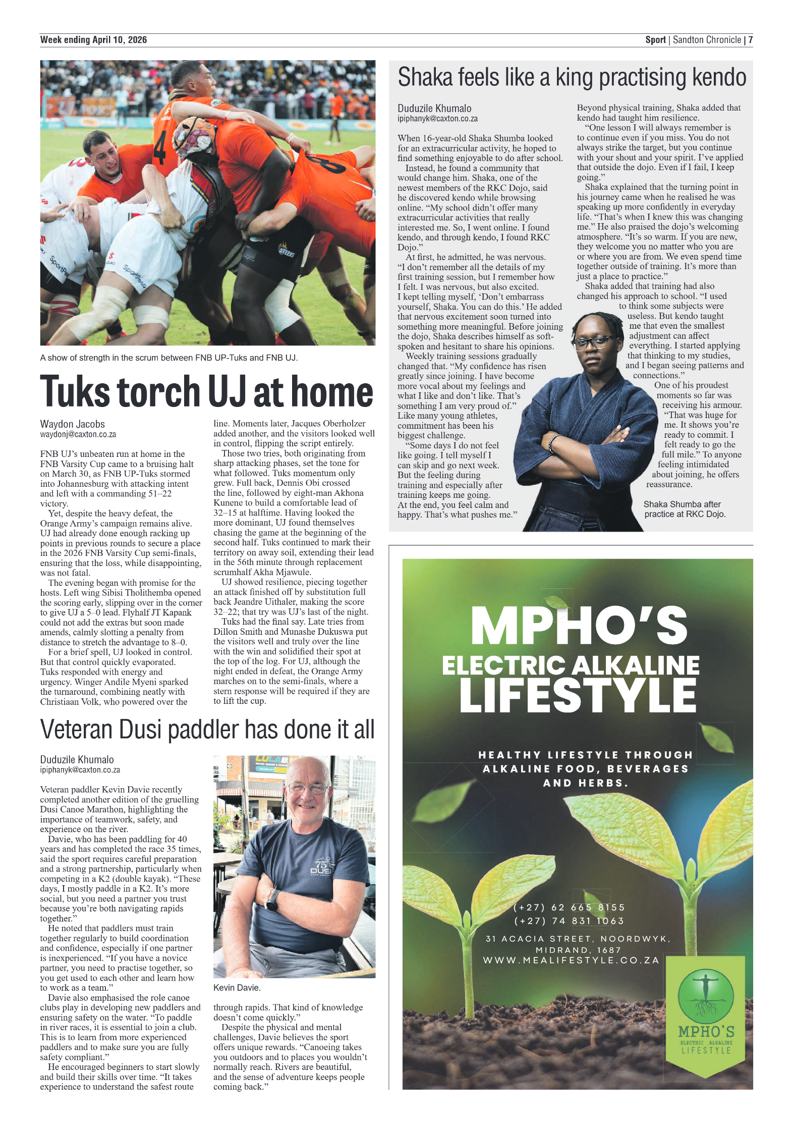 Sandton Chronicle 10 April 2026 page 7