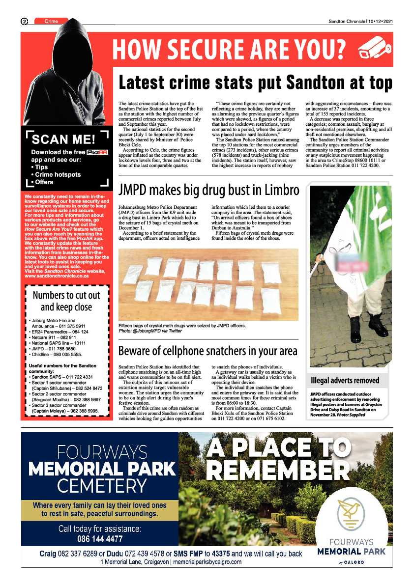 Sandton Chronicle 10 December 2021 page 2