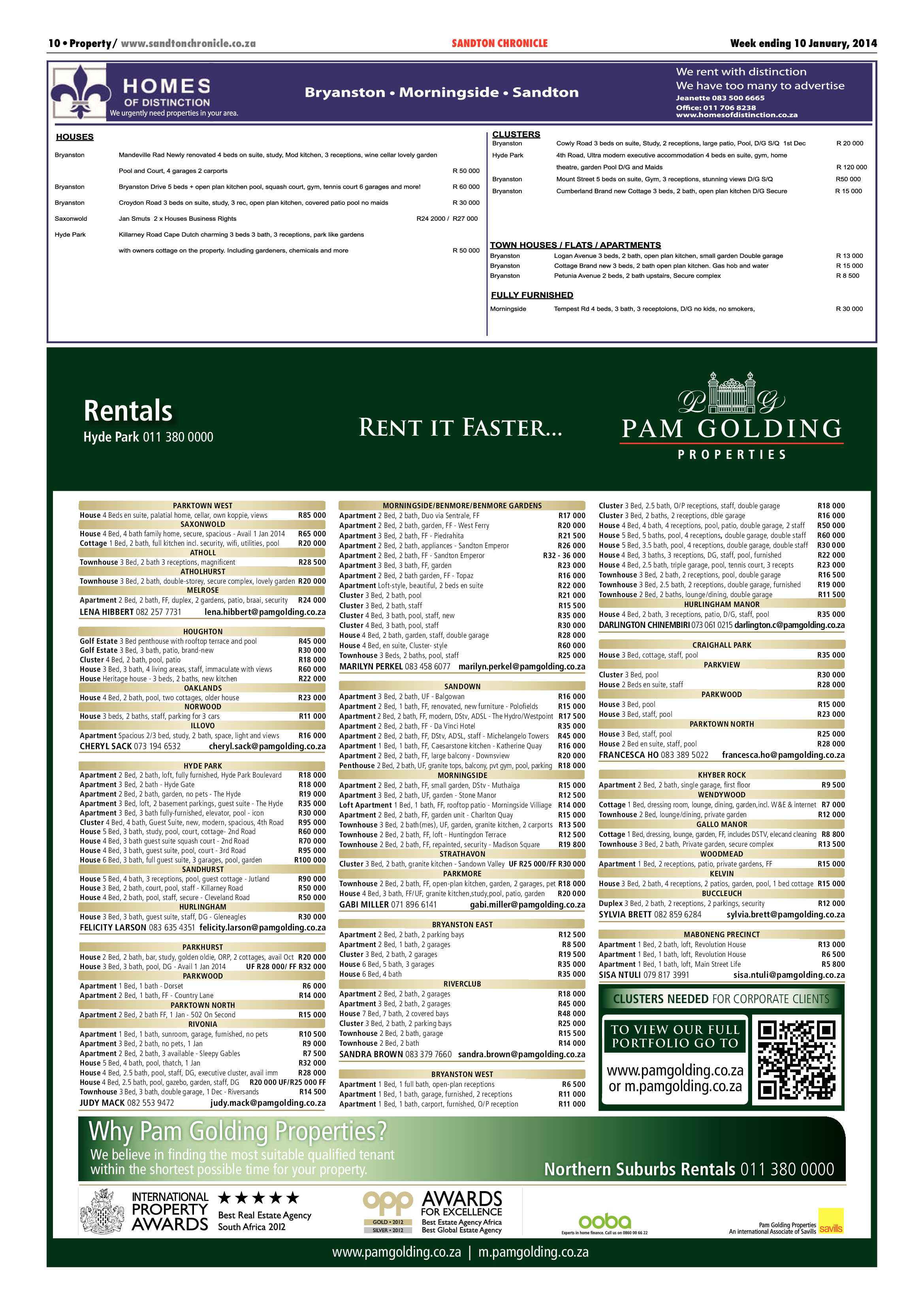 Sandton Chronicle 10 January 2014 page 10