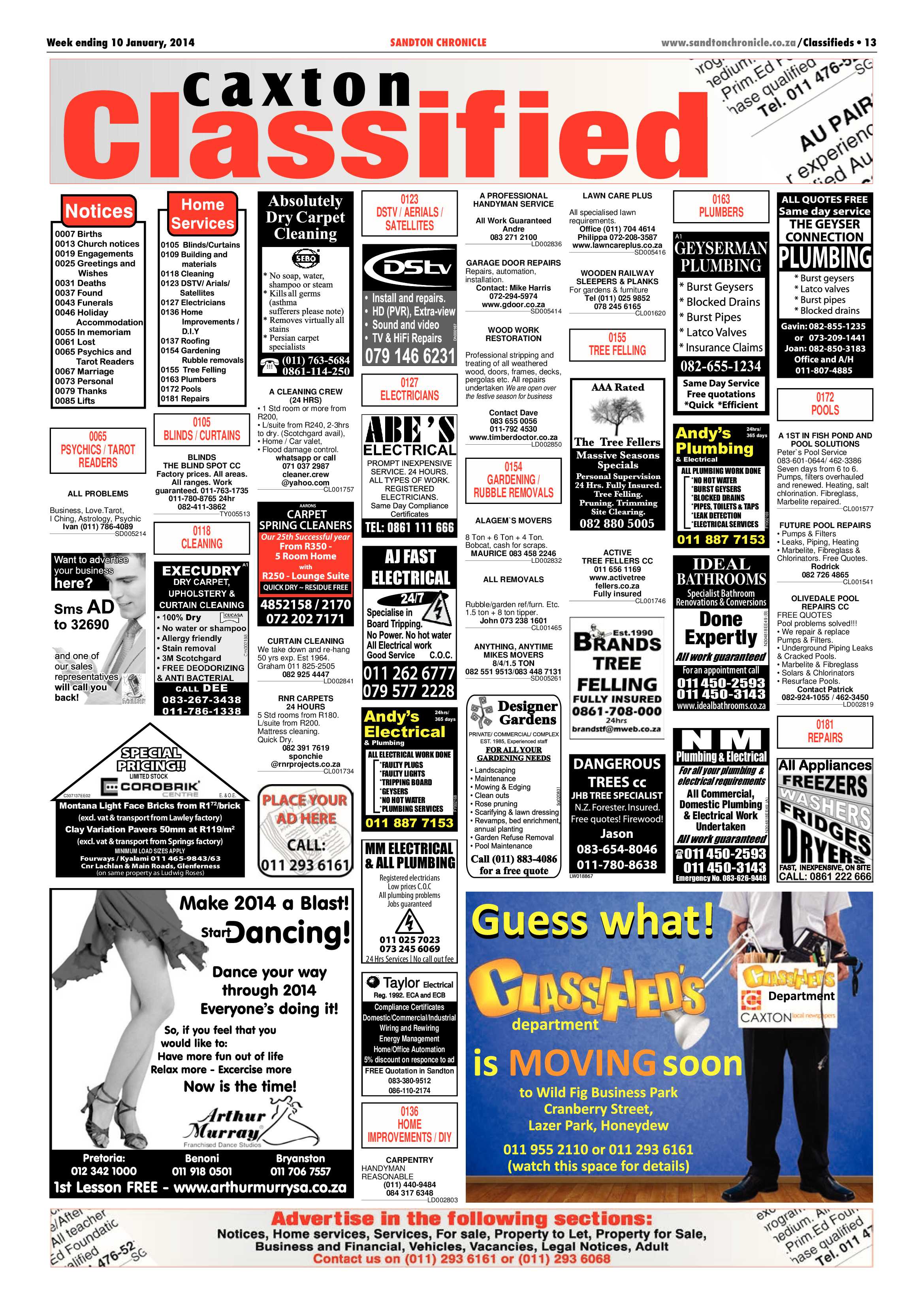 Sandton Chronicle 10 January 2014 page 13