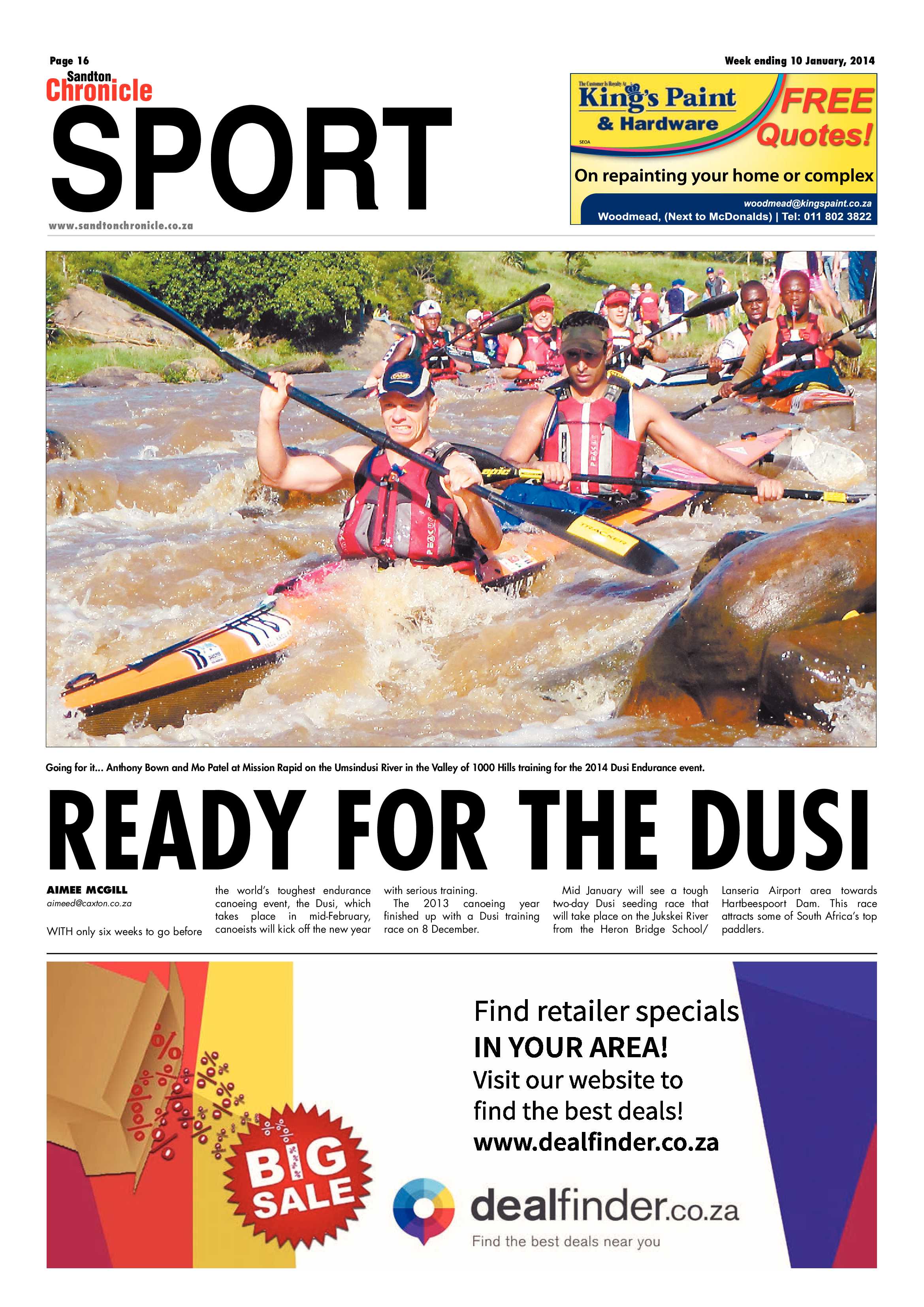 Sandton Chronicle 10 January 2014 page 16
