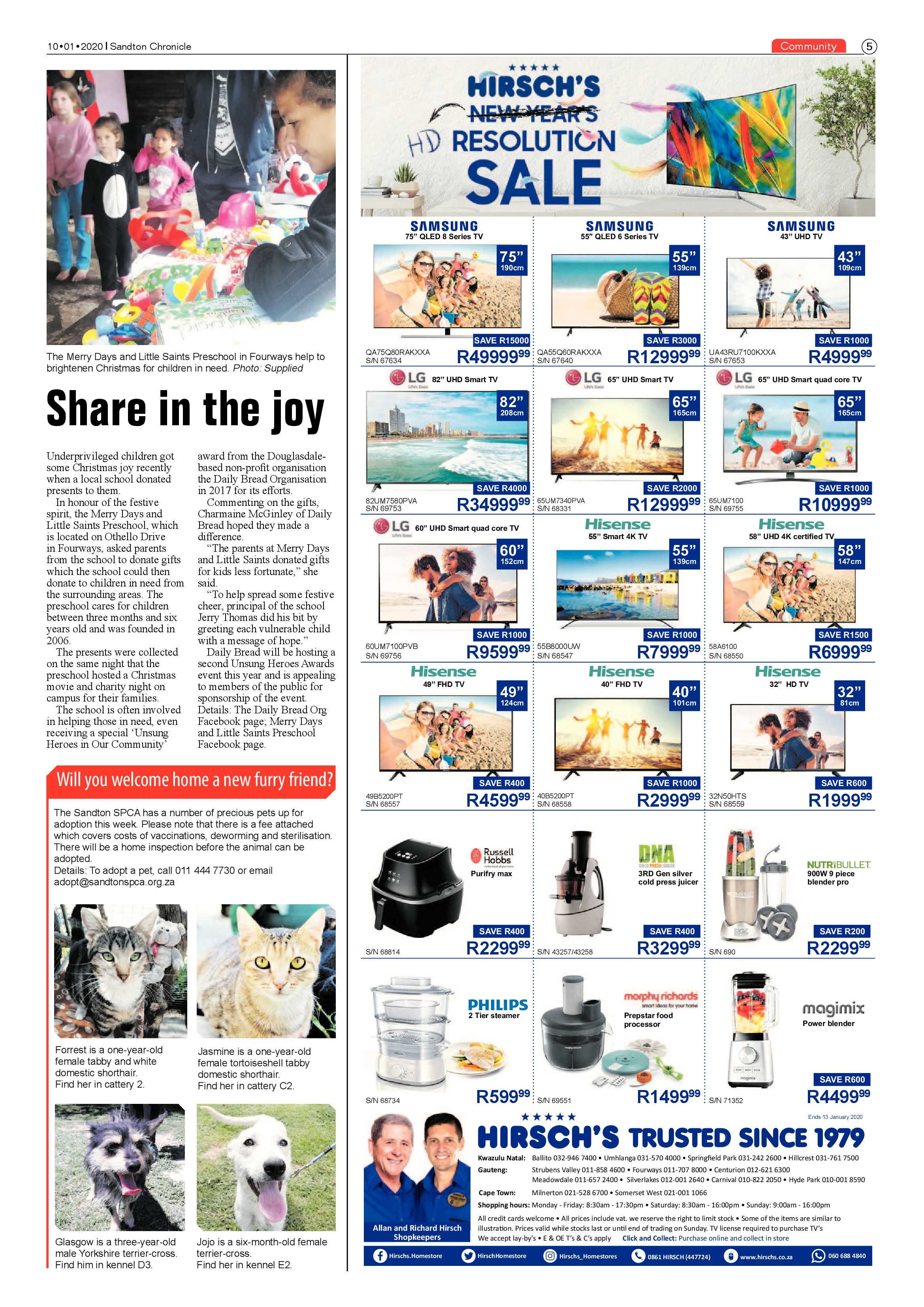 Sandton Chronicle 10 January 2020 page 5