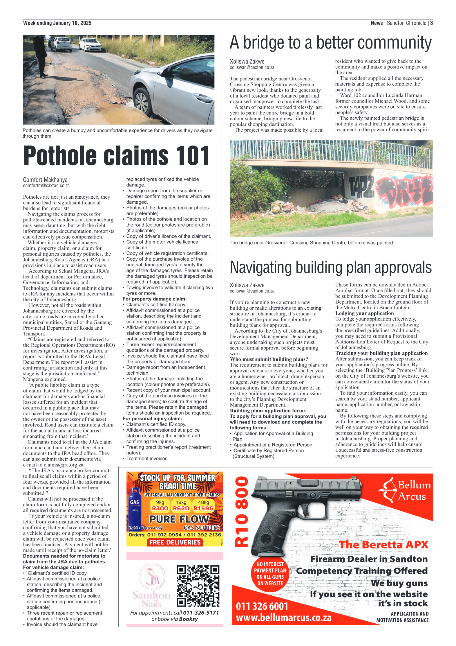 Sandton Chronicle 10 January 2025 page 3