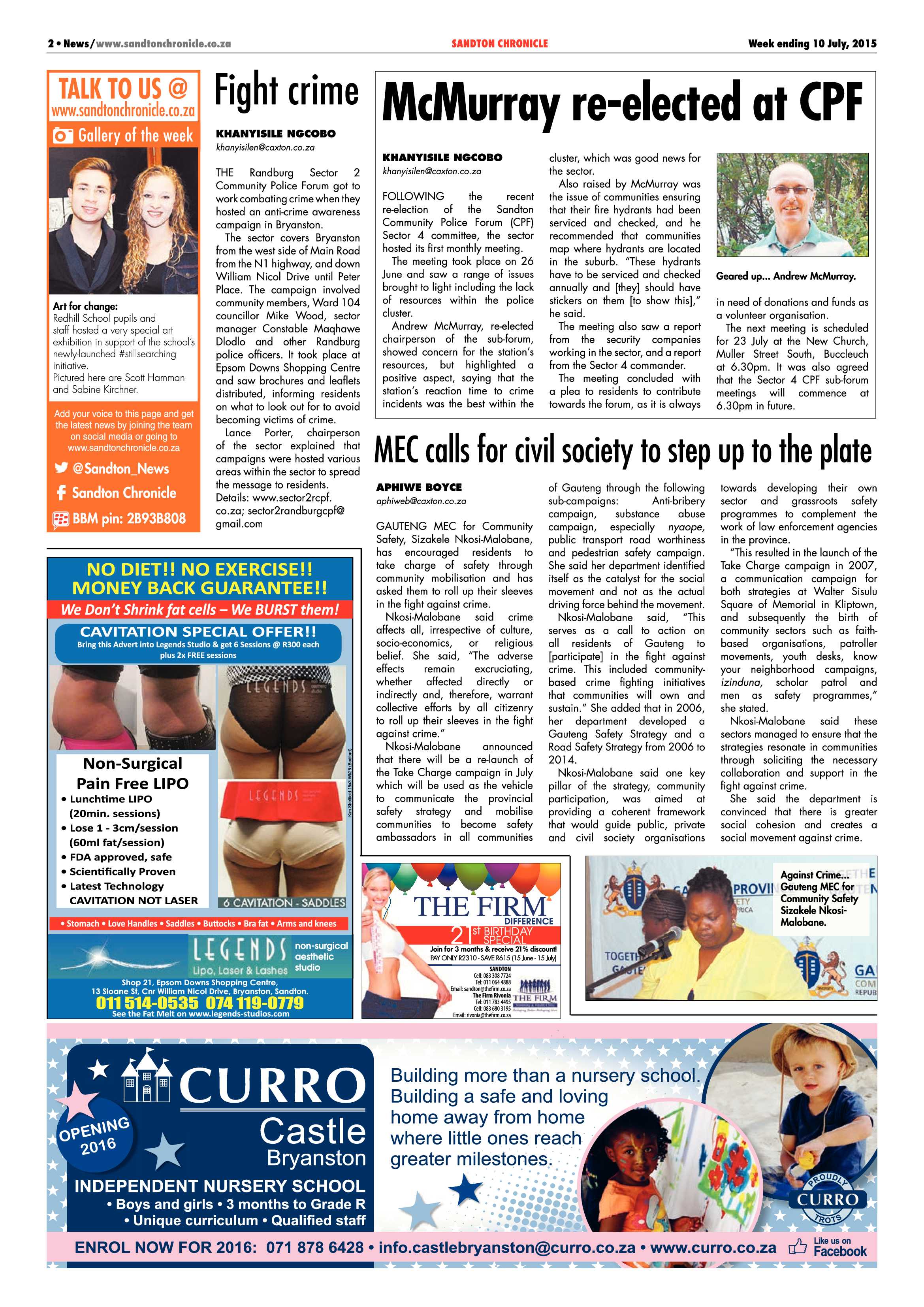Sandton Chronicle 10 July 2015 page 2