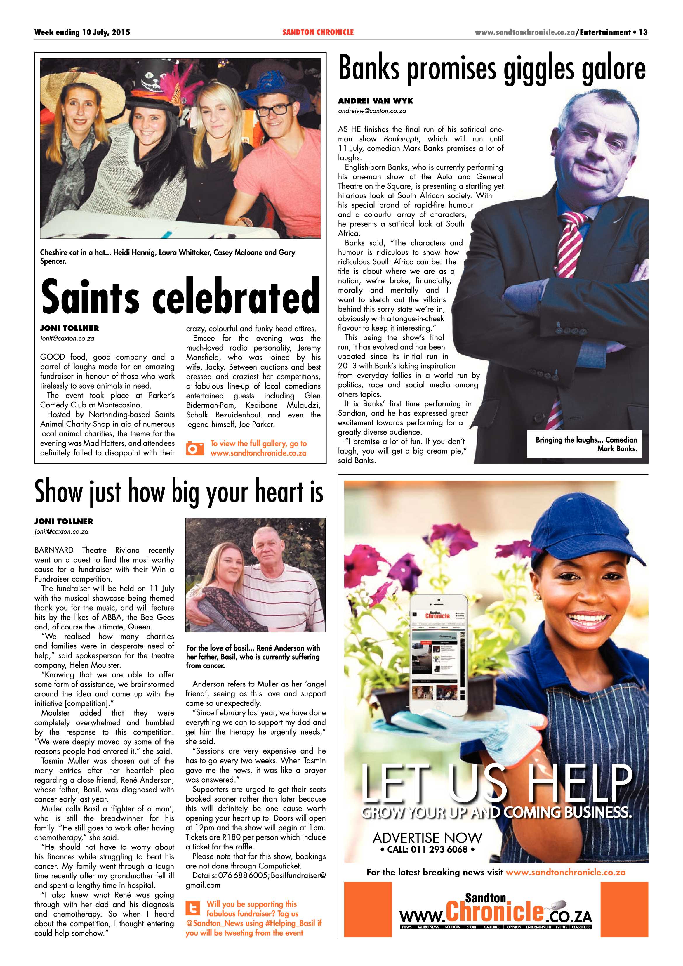 Sandton Chronicle 10 July 2015 page 21