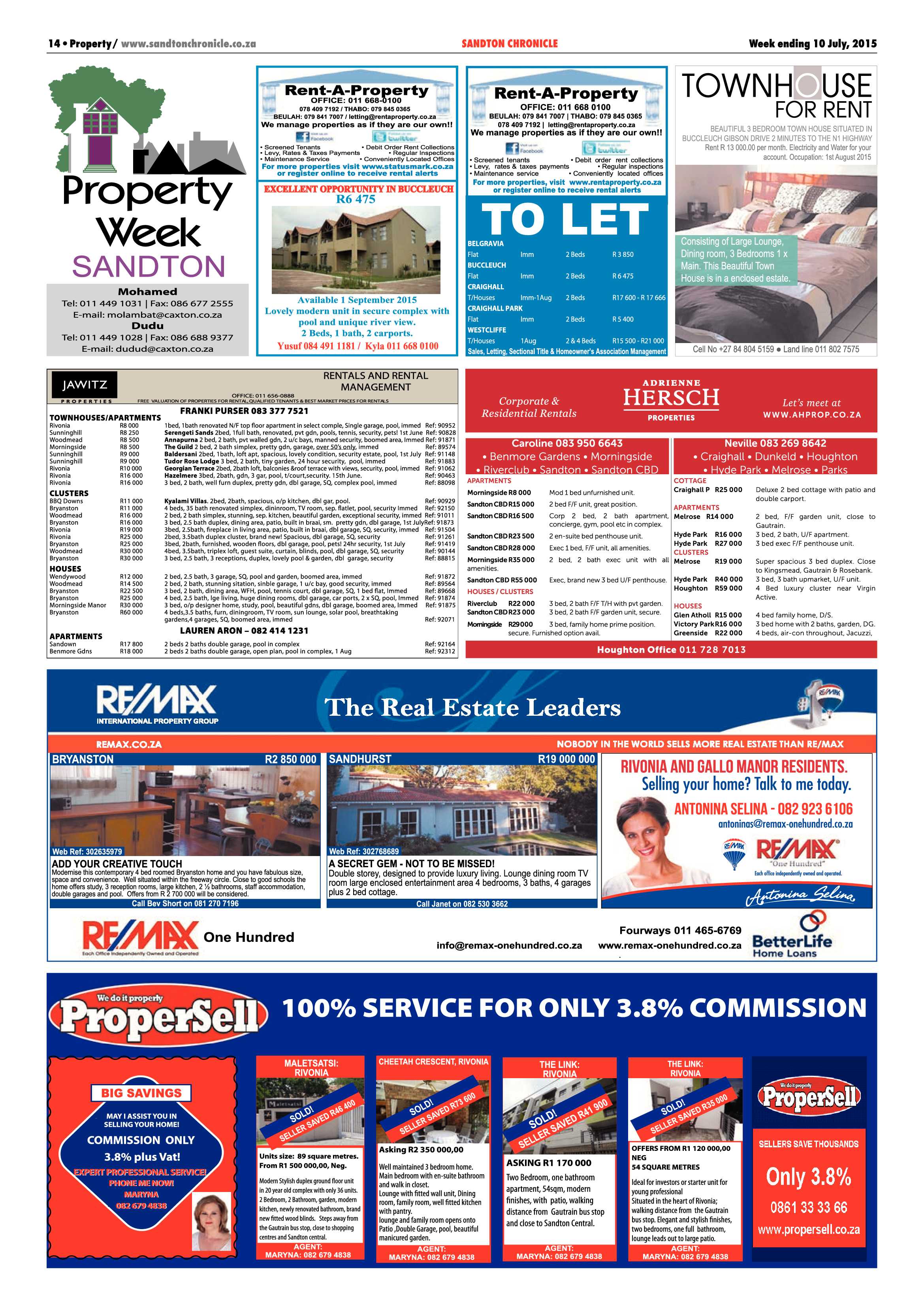 Sandton Chronicle 10 July 2015 page 22