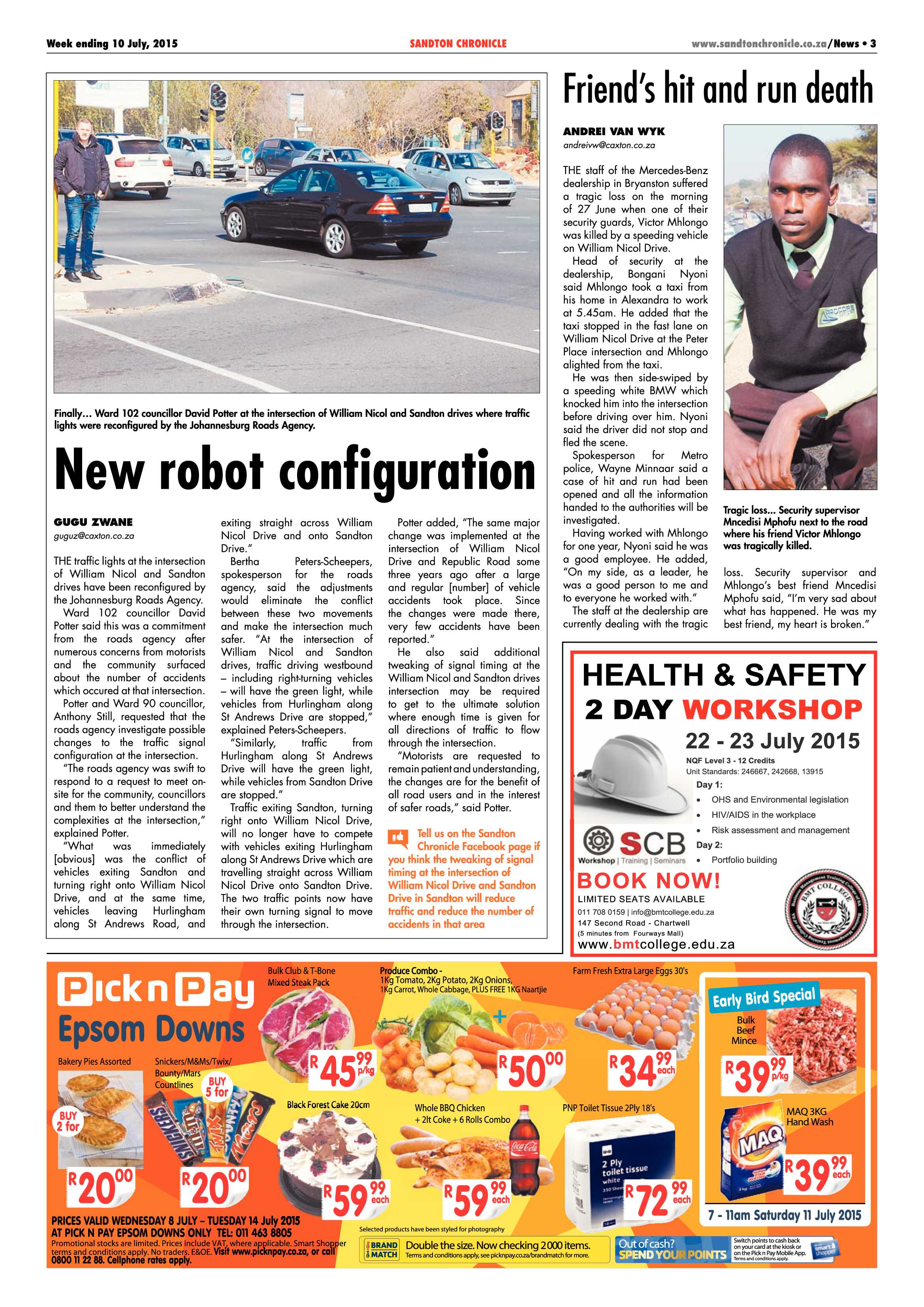 Sandton Chronicle 10 July 2015 page 3