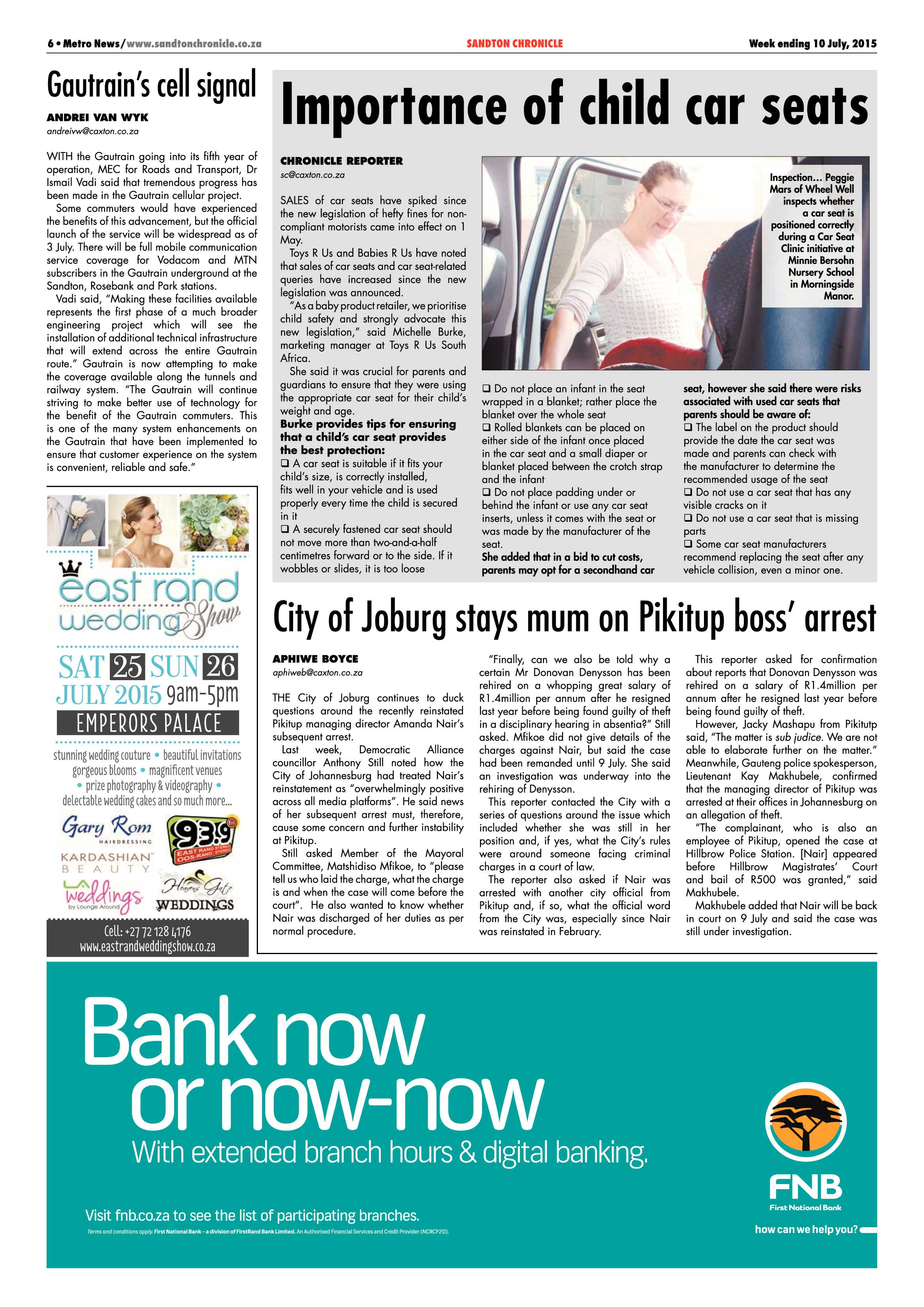 Sandton Chronicle 10 July 2015 page 6