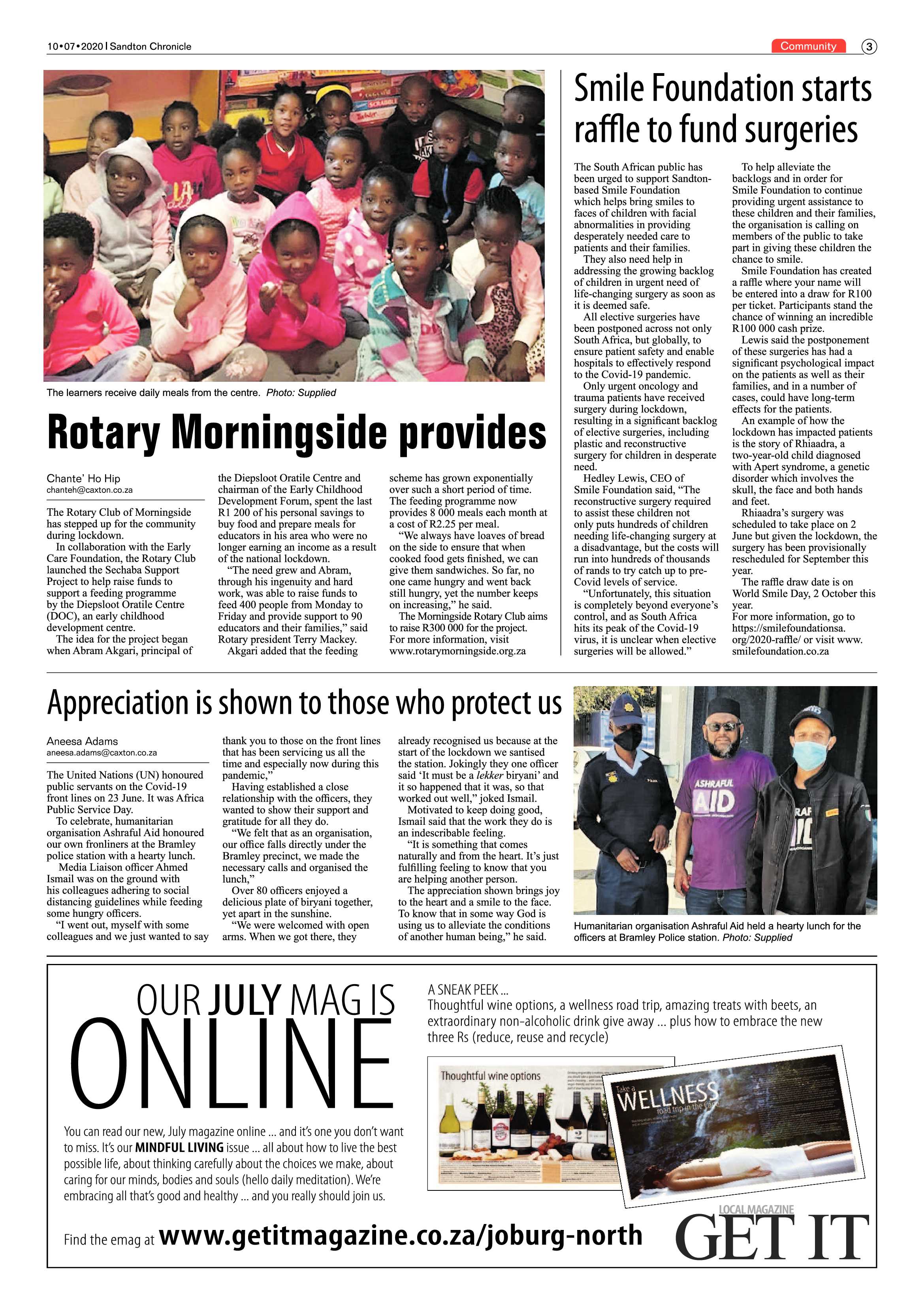 Sandton Chronicle 10 July 2020 page 3