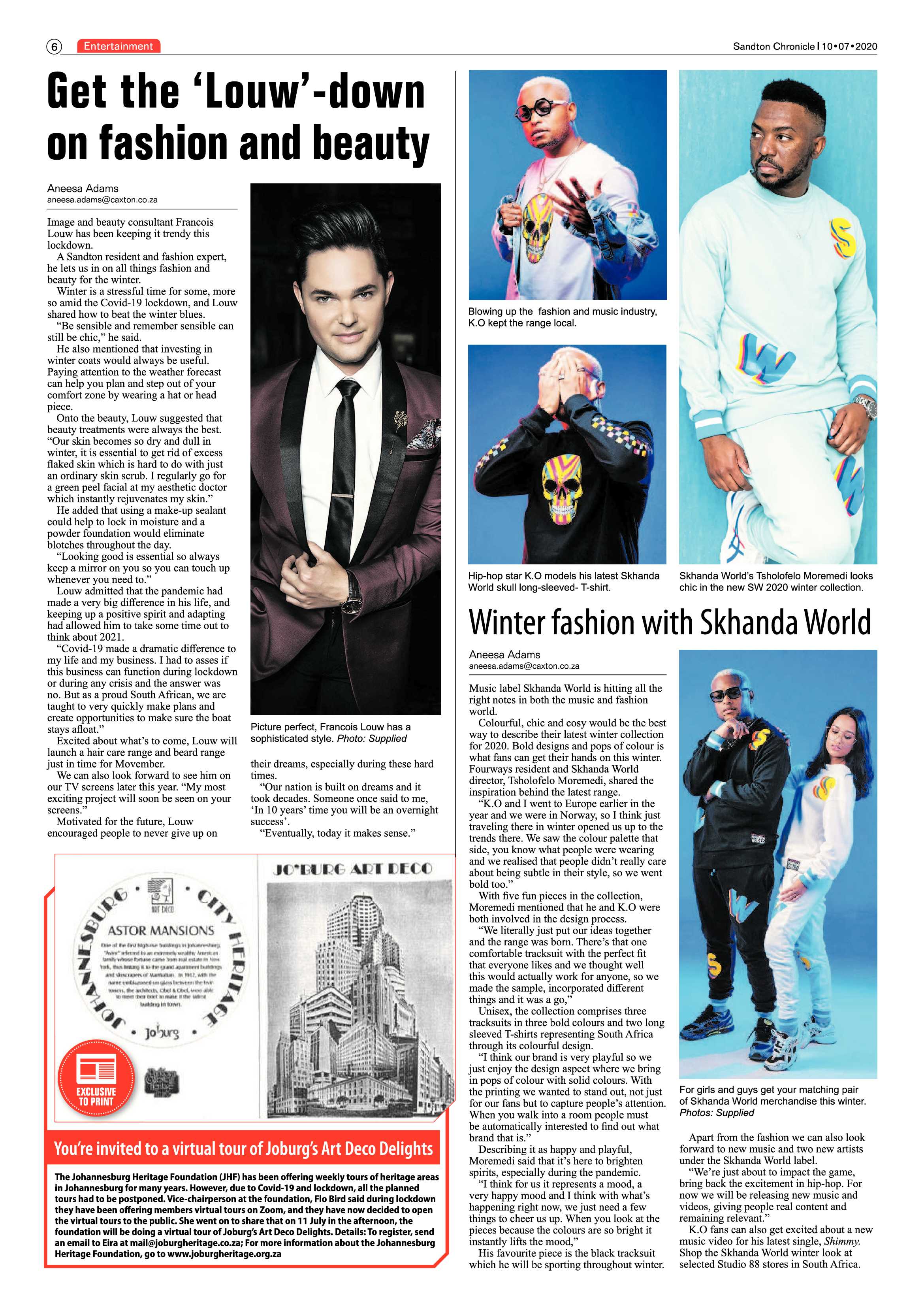 Sandton Chronicle 10 July 2020 page 6