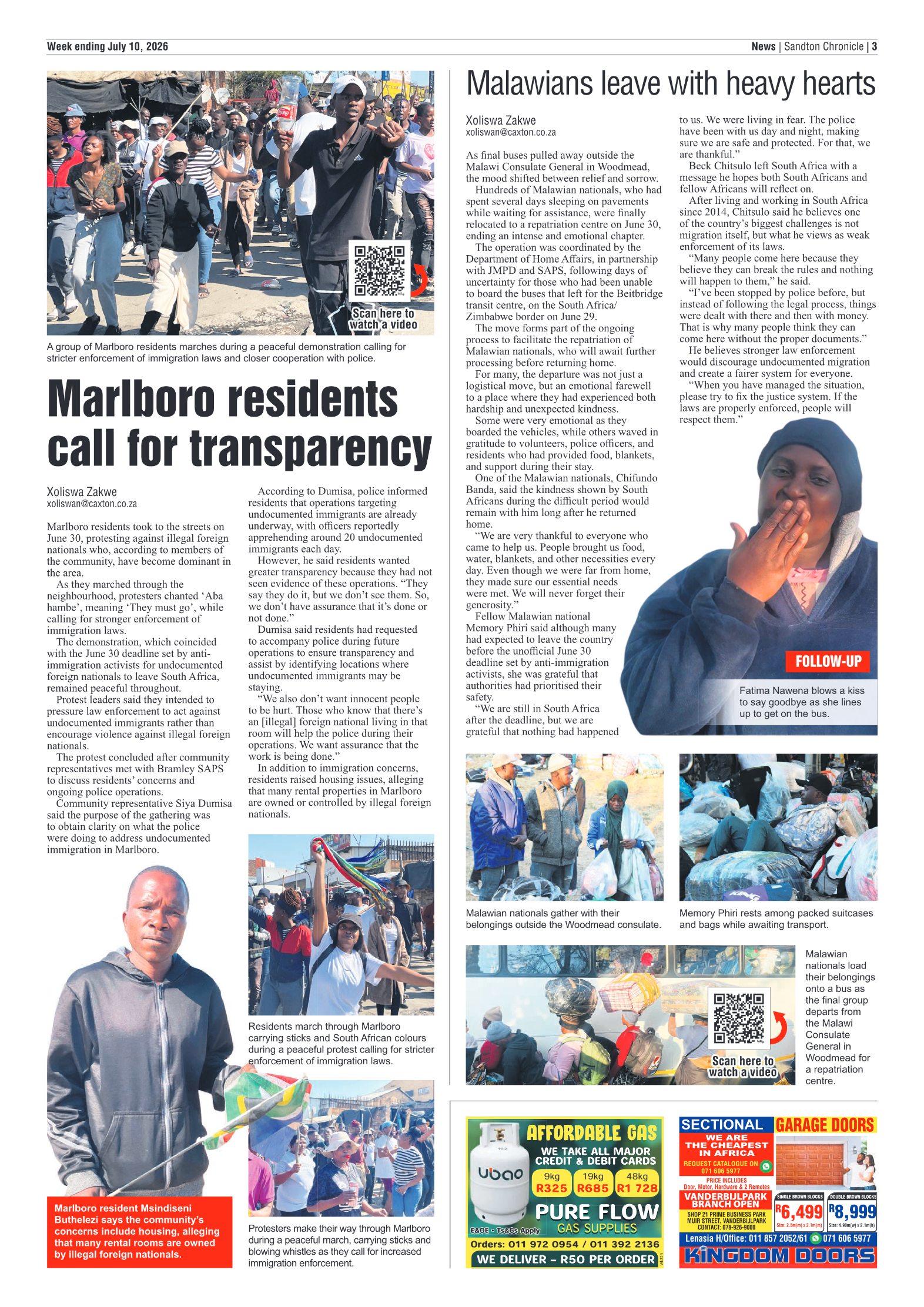 Sandton Chronicle 10 July 2026 page 3