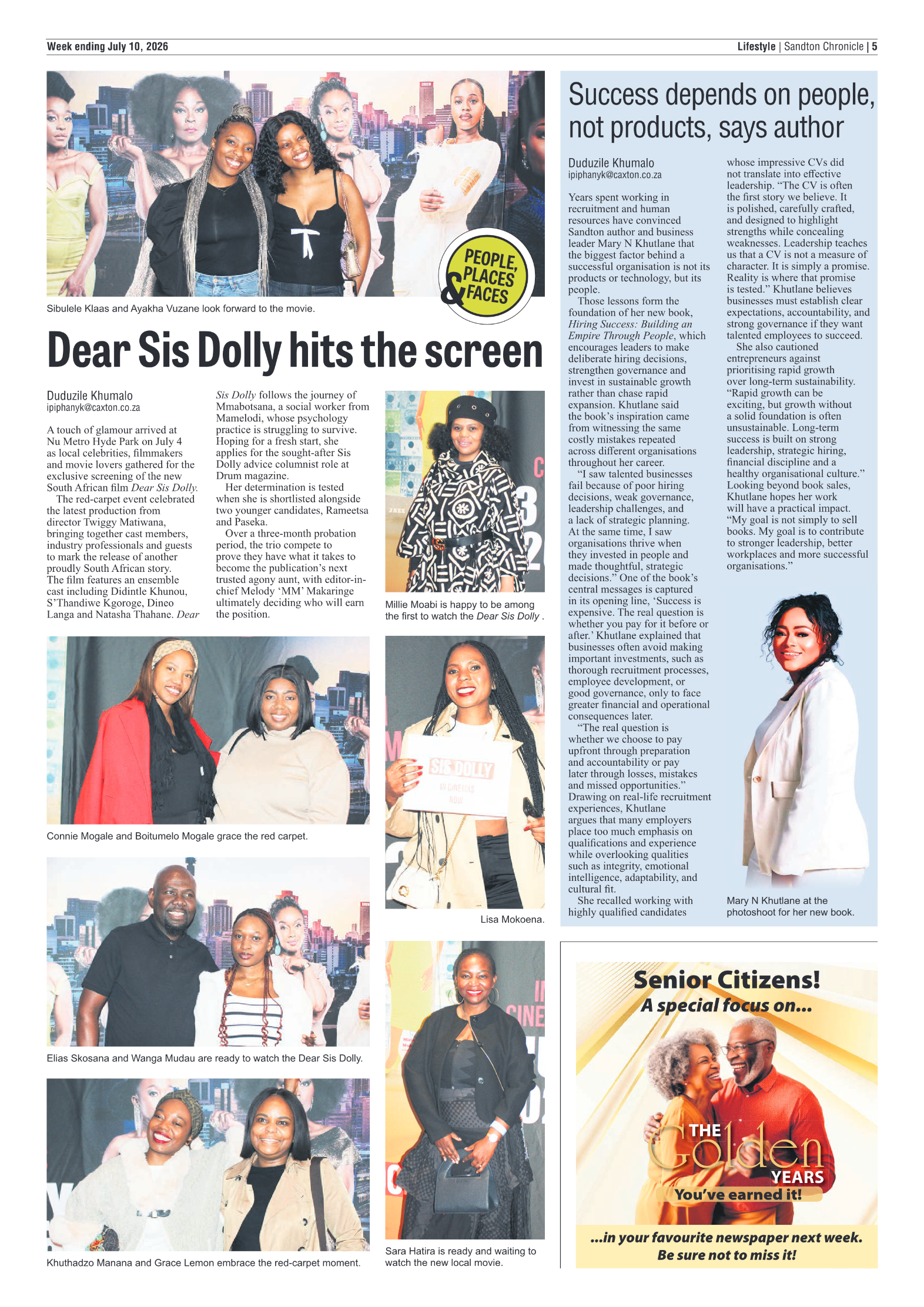 Sandton Chronicle 10 July 2026 page 5
