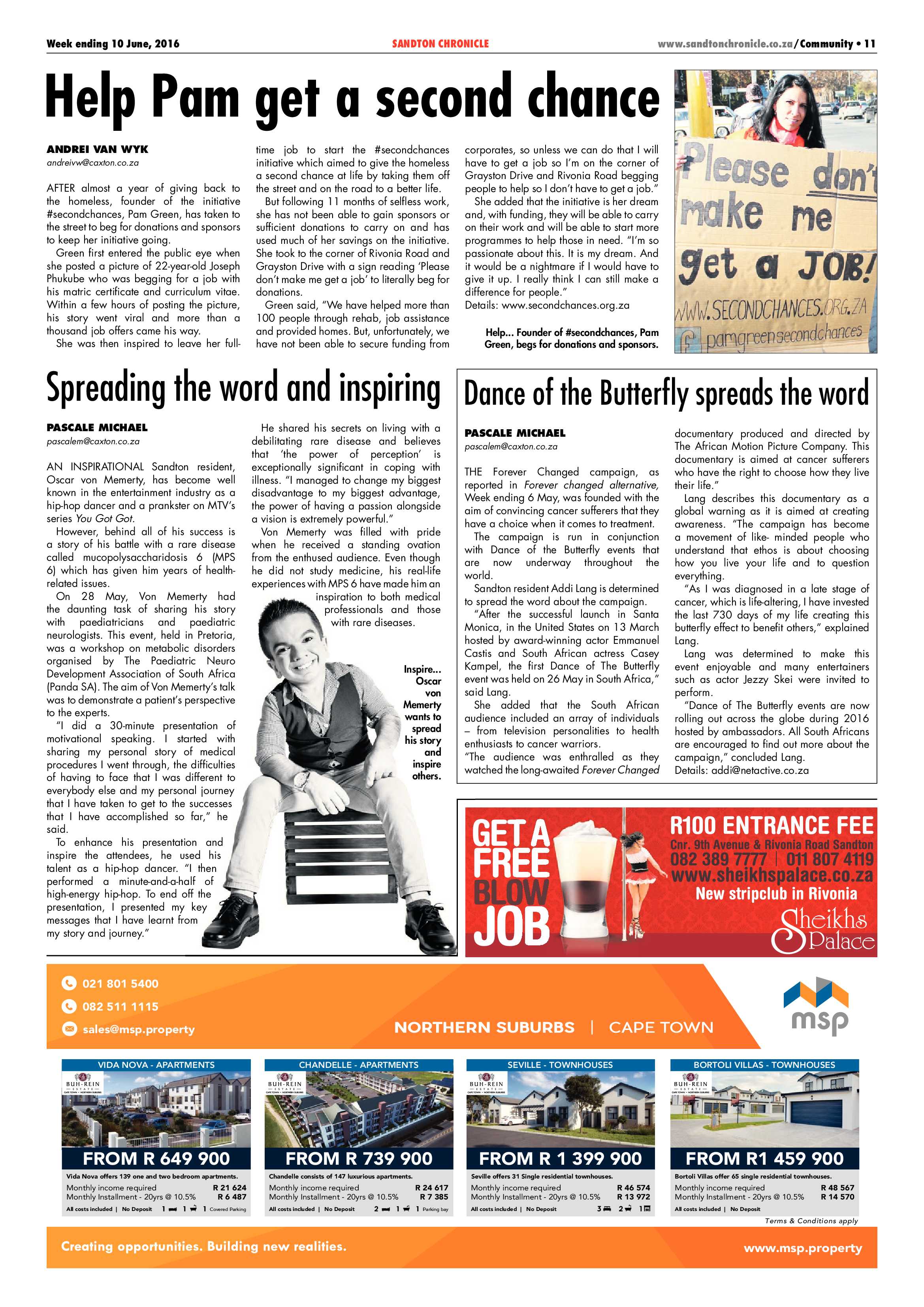 Sandton Chronicle 10 June 2016 page 11
