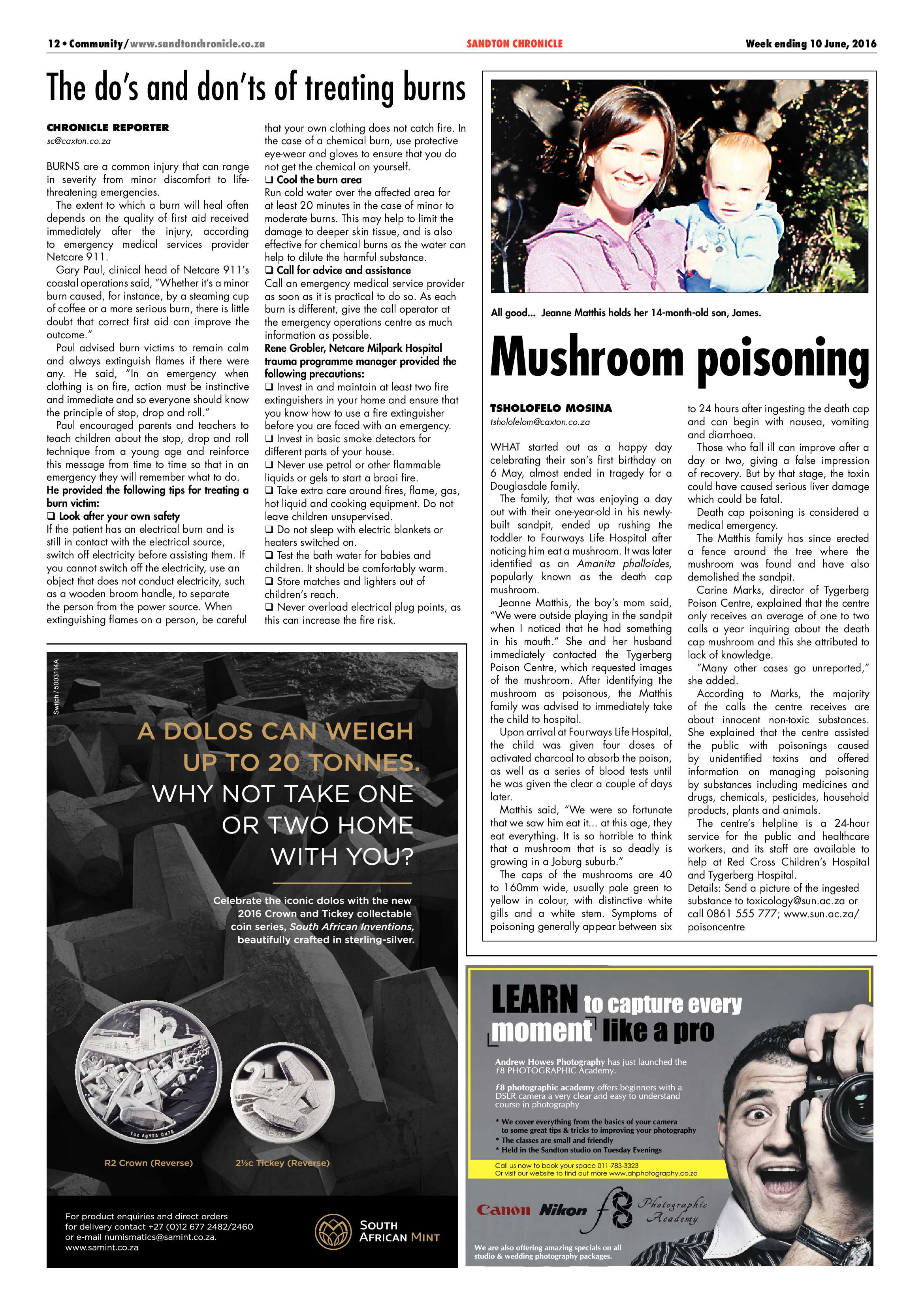Sandton Chronicle 10 June 2016 page 12