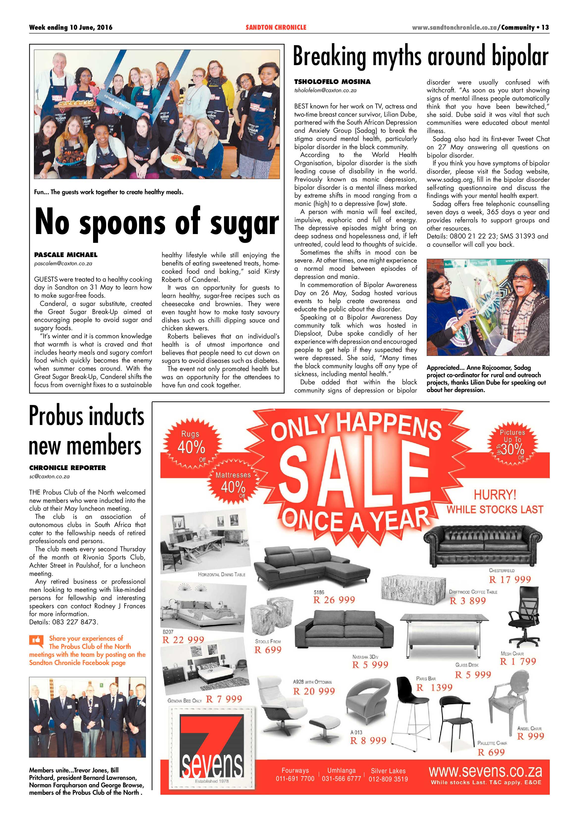 Sandton Chronicle 10 June 2016 page 13