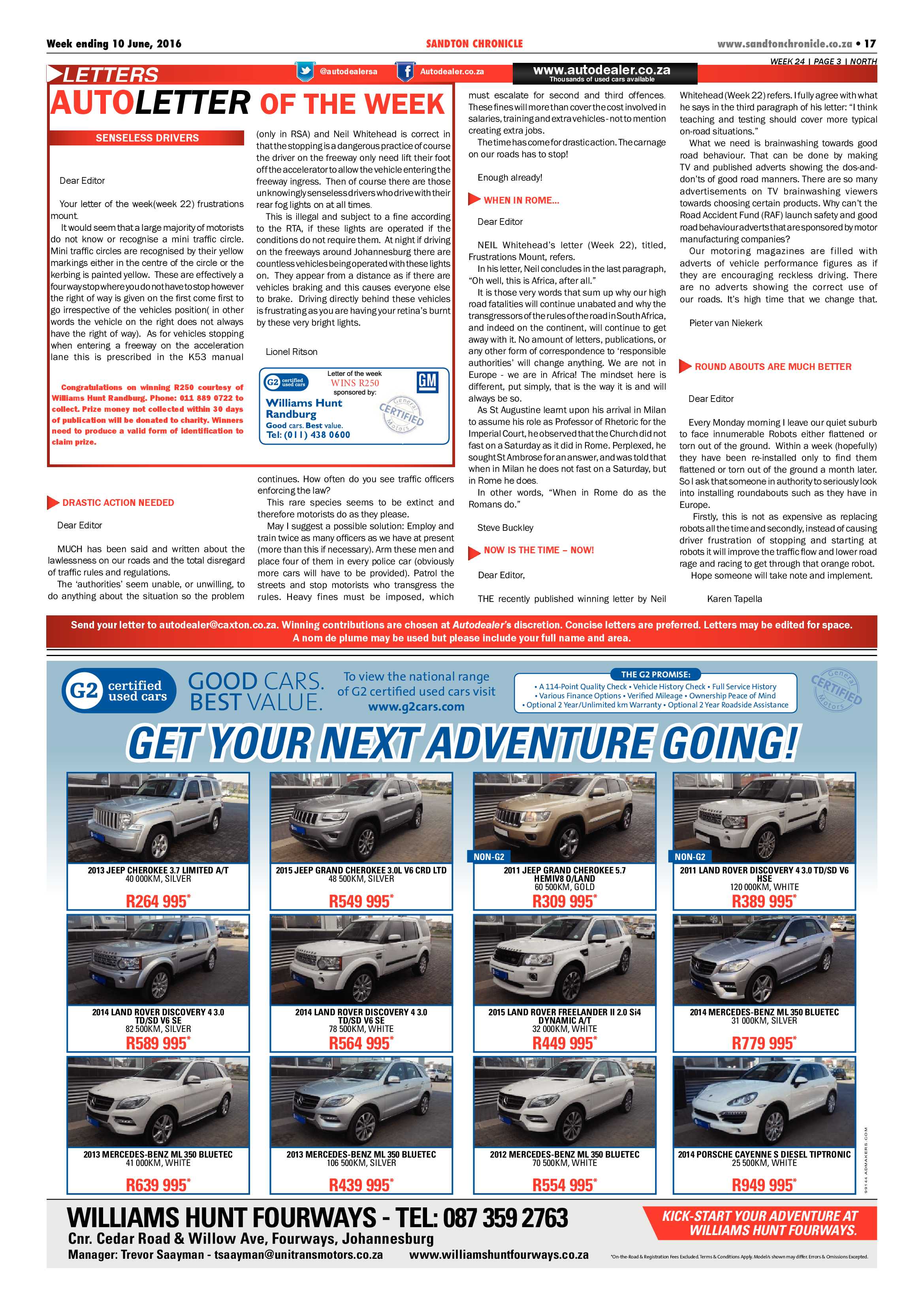 Sandton Chronicle 10 June 2016 page 17