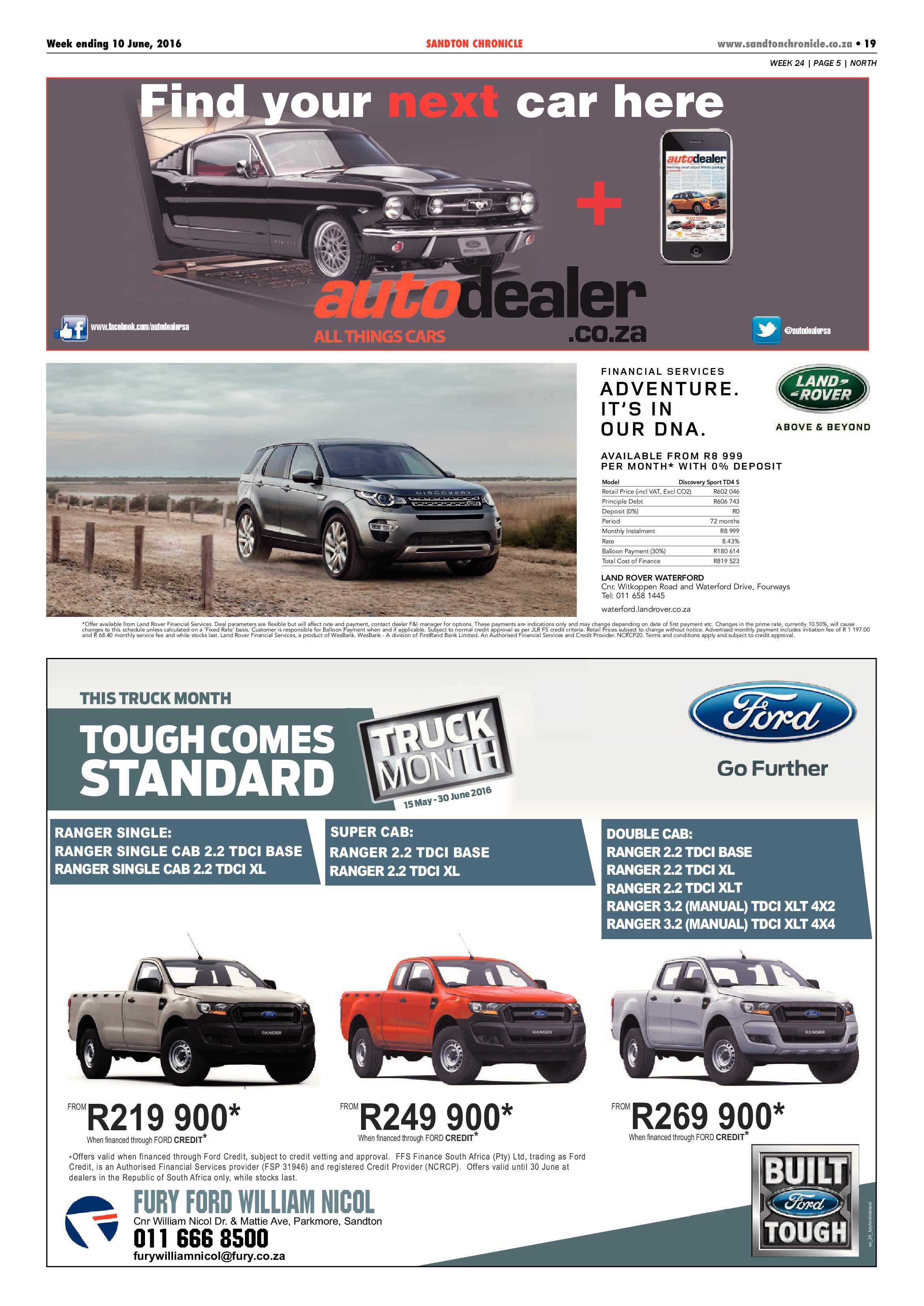 Sandton Chronicle 10 June 2016 page 19