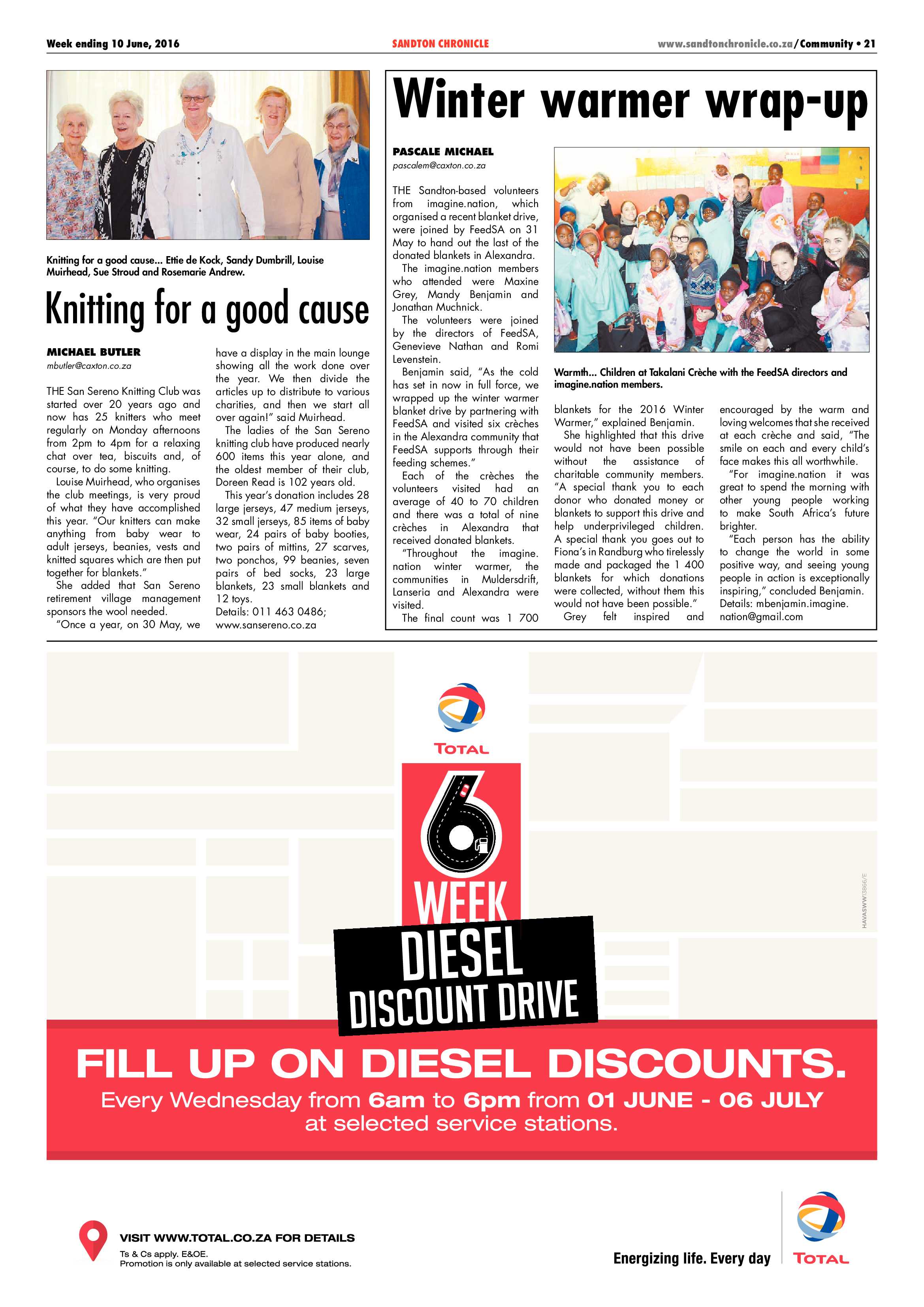 Sandton Chronicle 10 June 2016 page 21