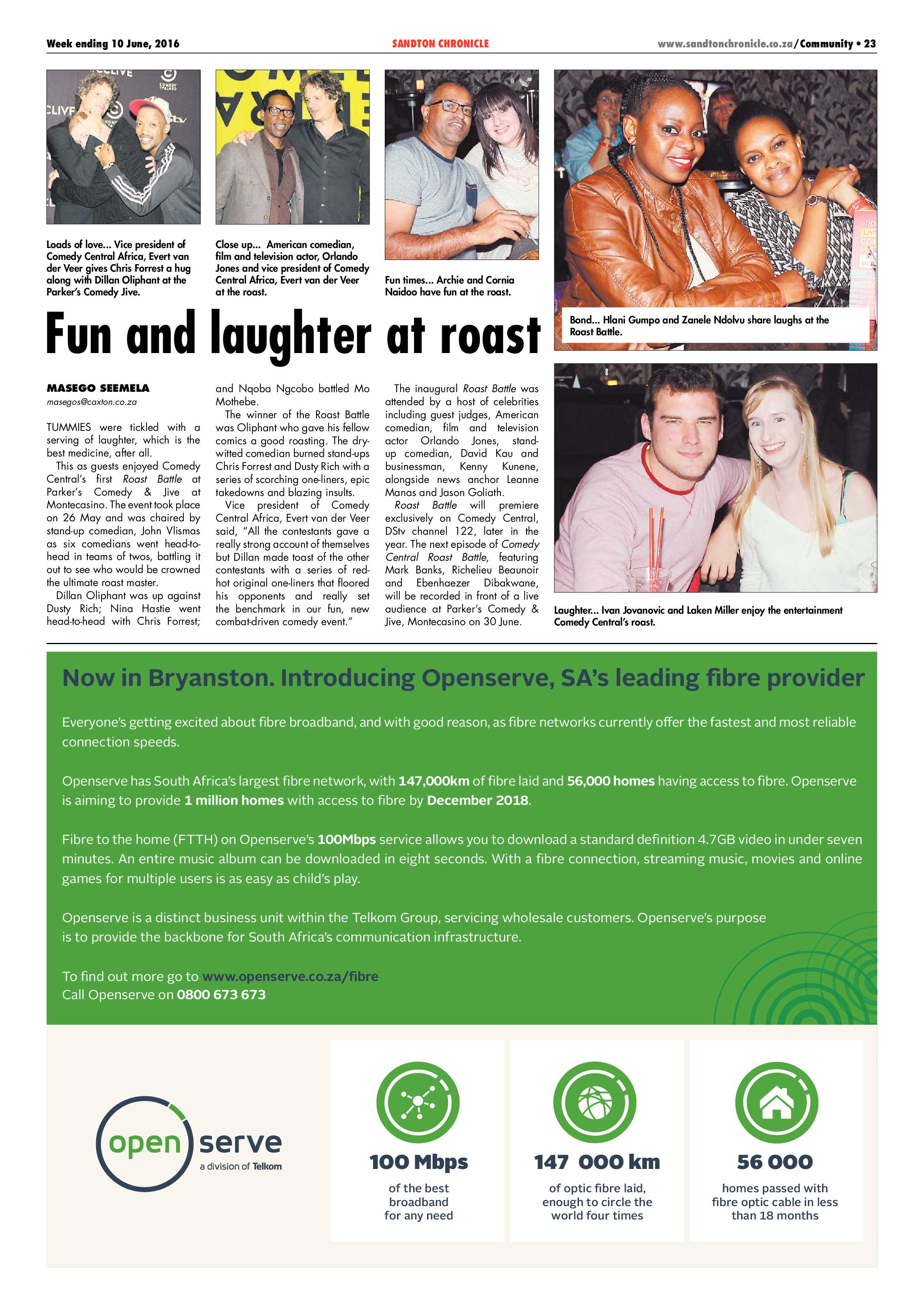 Sandton Chronicle 10 June 2016 page 23