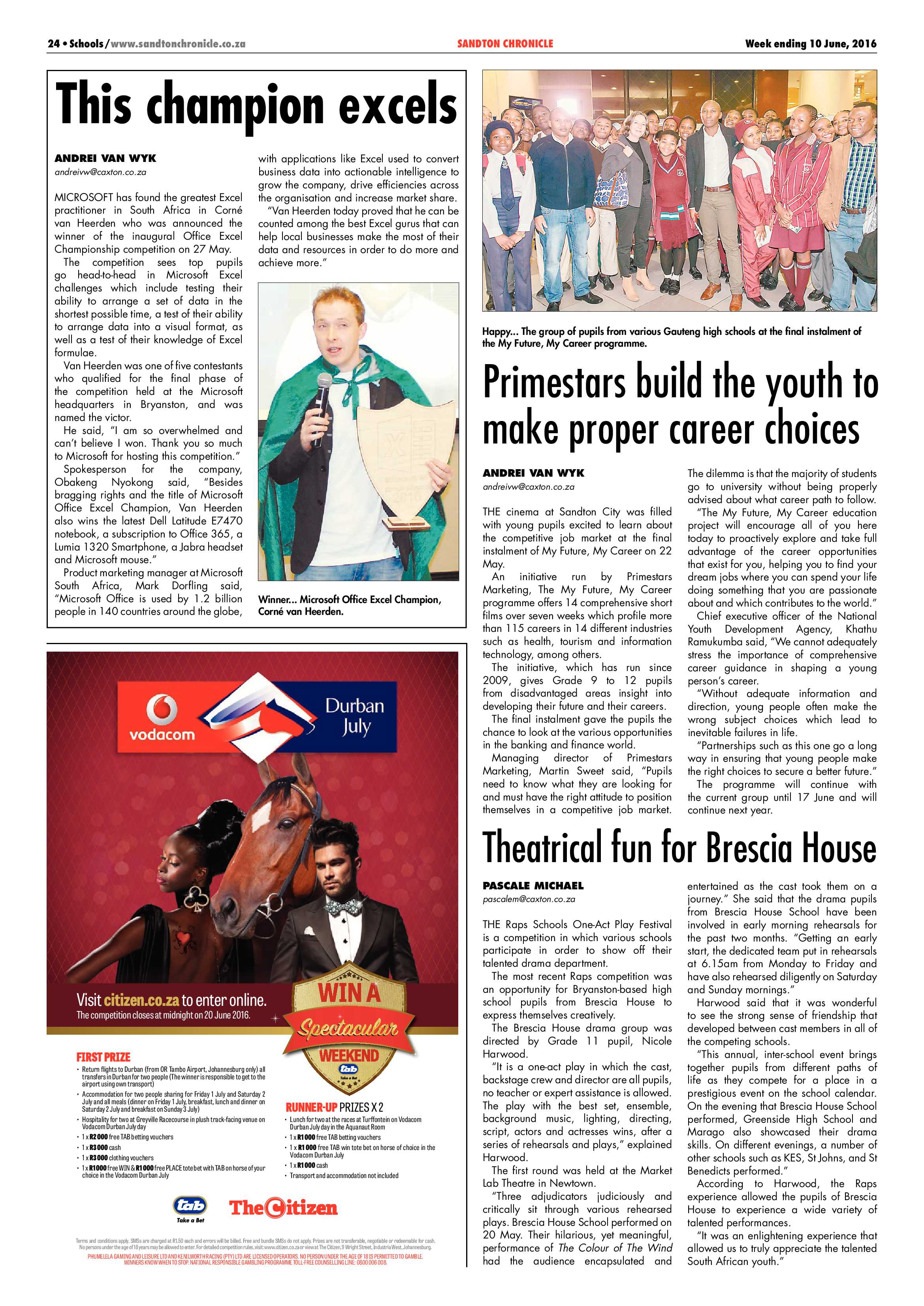 Sandton Chronicle 10 June 2016 page 24