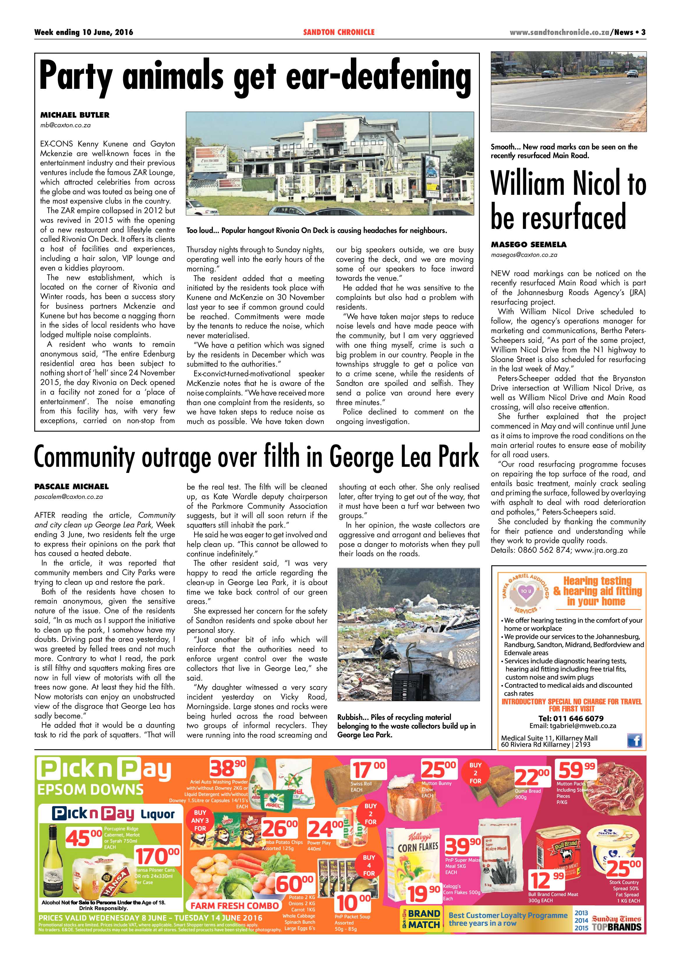 Sandton Chronicle 10 June 2016 page 3