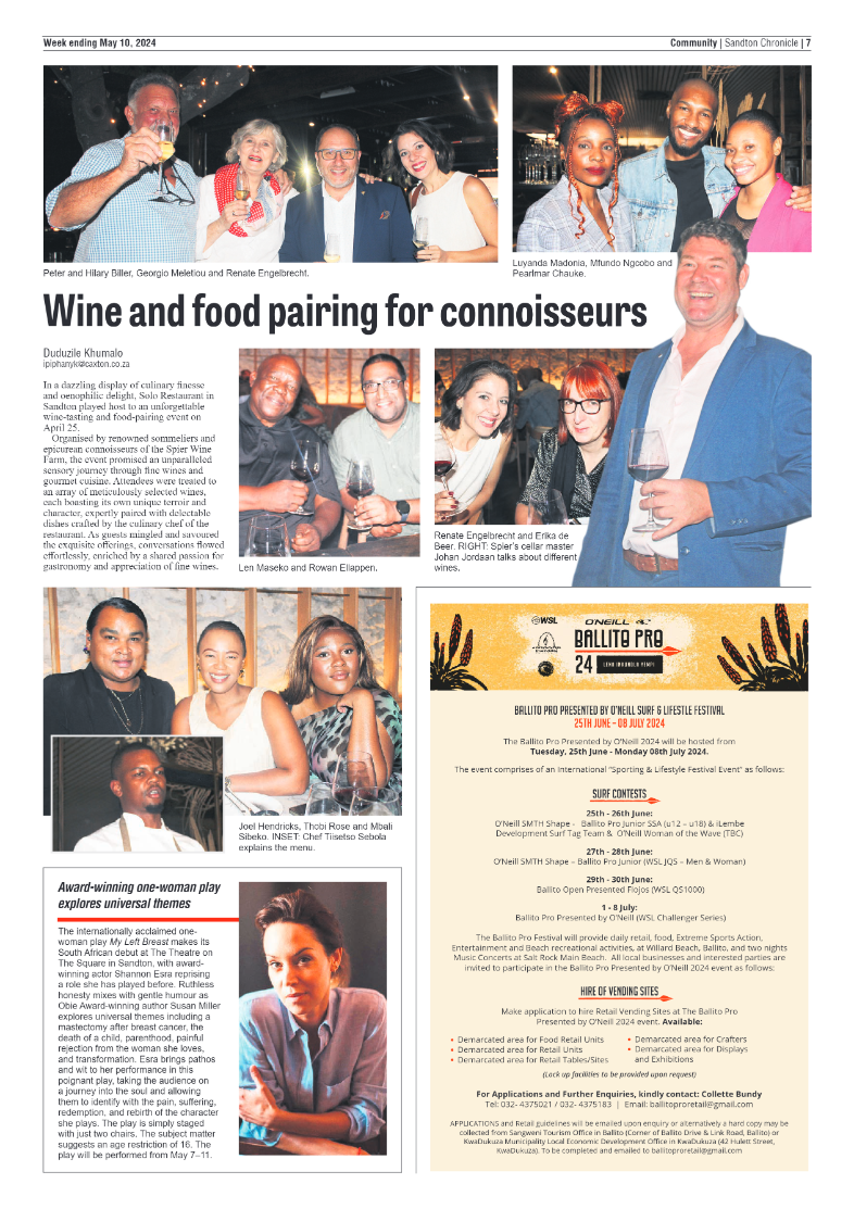Sandton Chronicle 10 May 2024 page 7