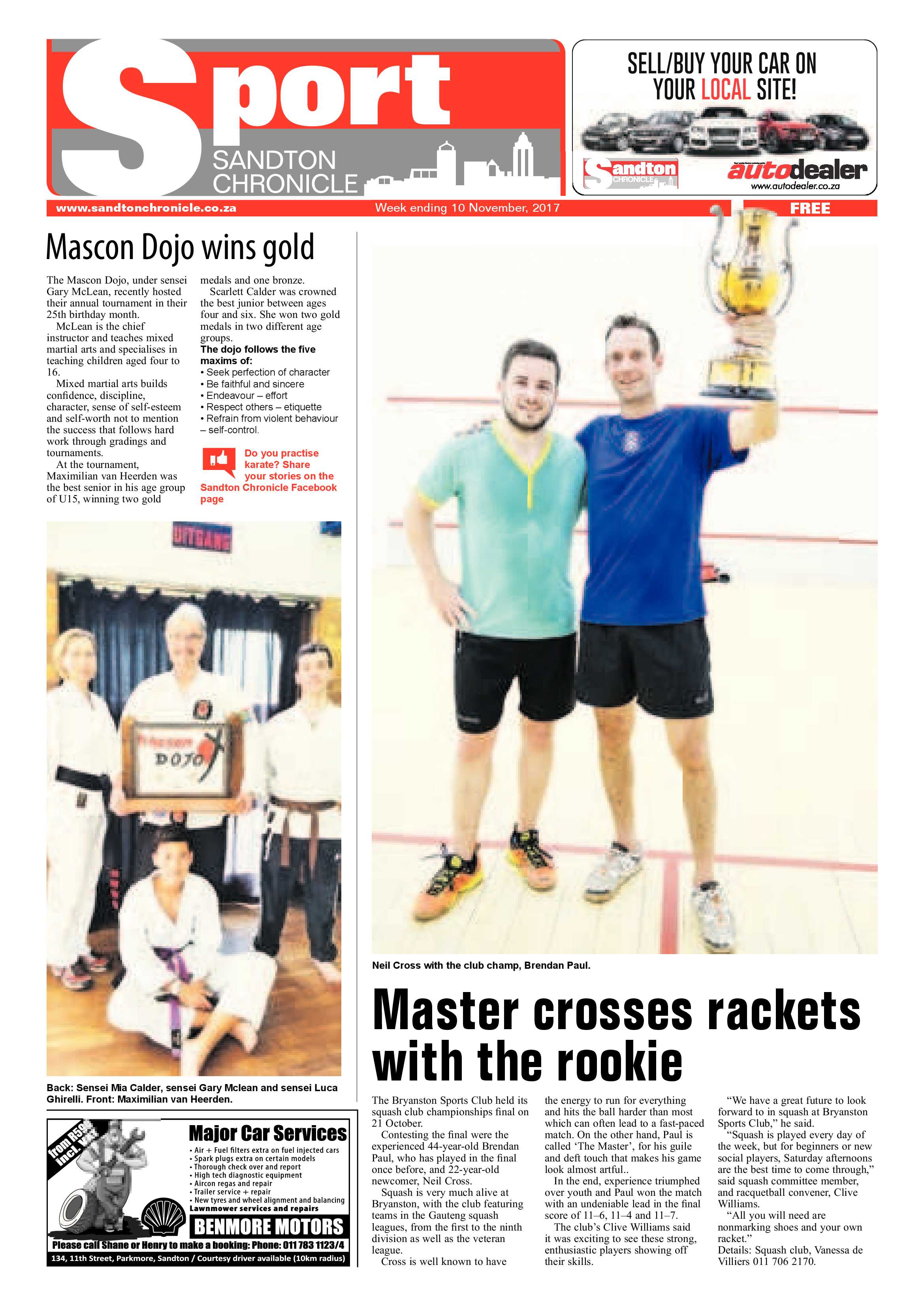Sandton Chronicle 10 November 2017 page 16