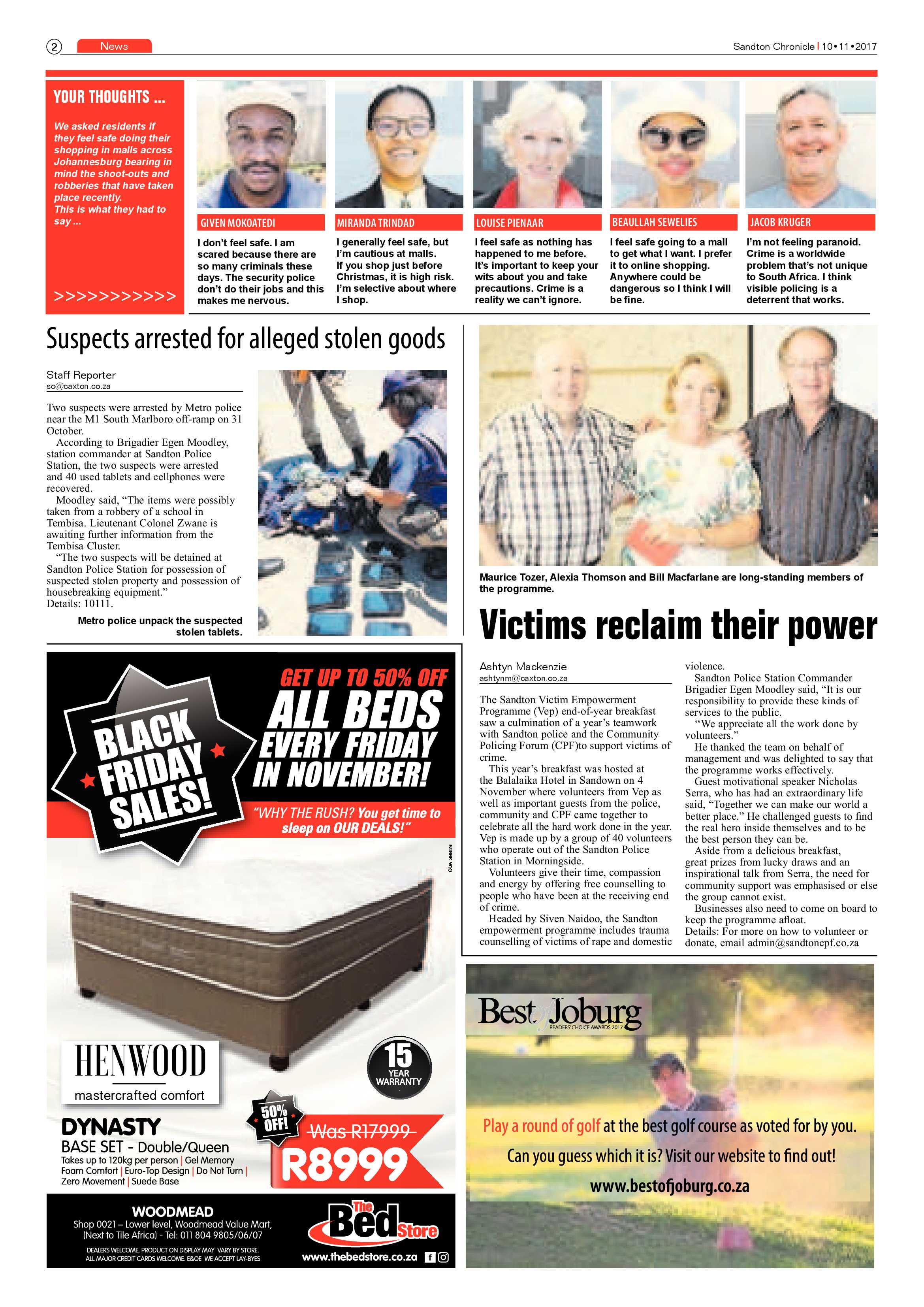 Sandton Chronicle 10 November 2017 page 2