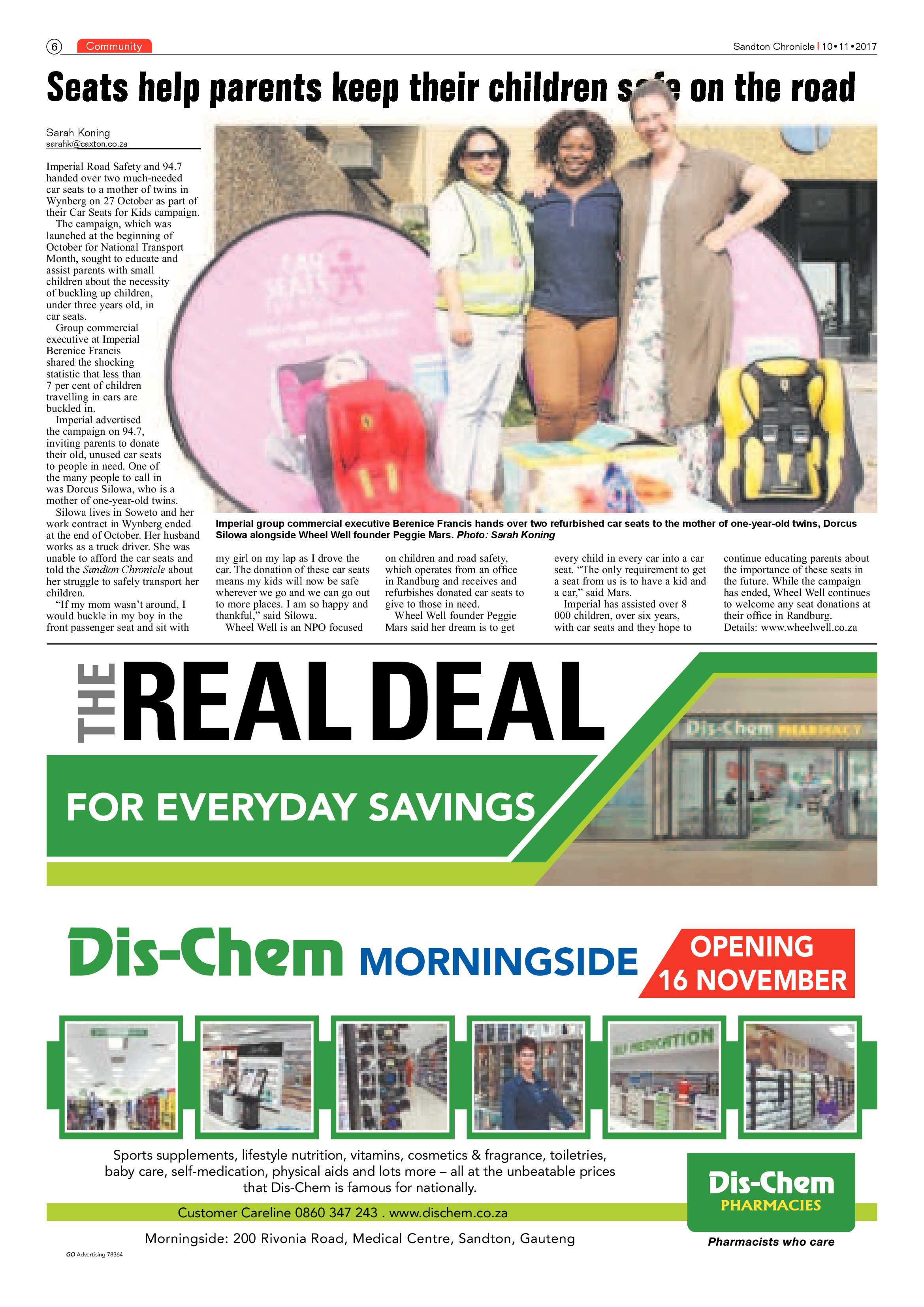 Sandton Chronicle 10 November 2017 page 6