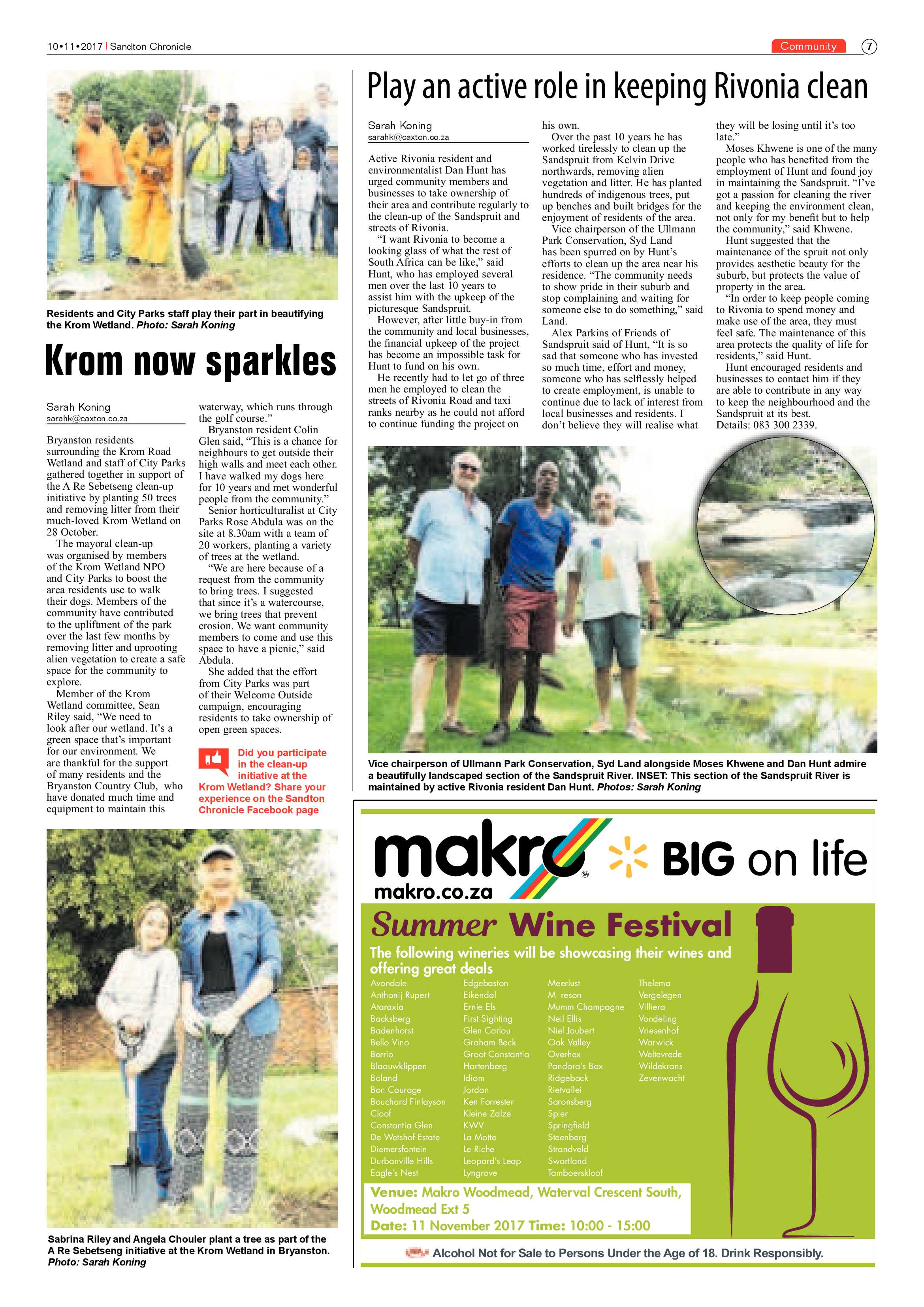 Sandton Chronicle 10 November 2017 page 7