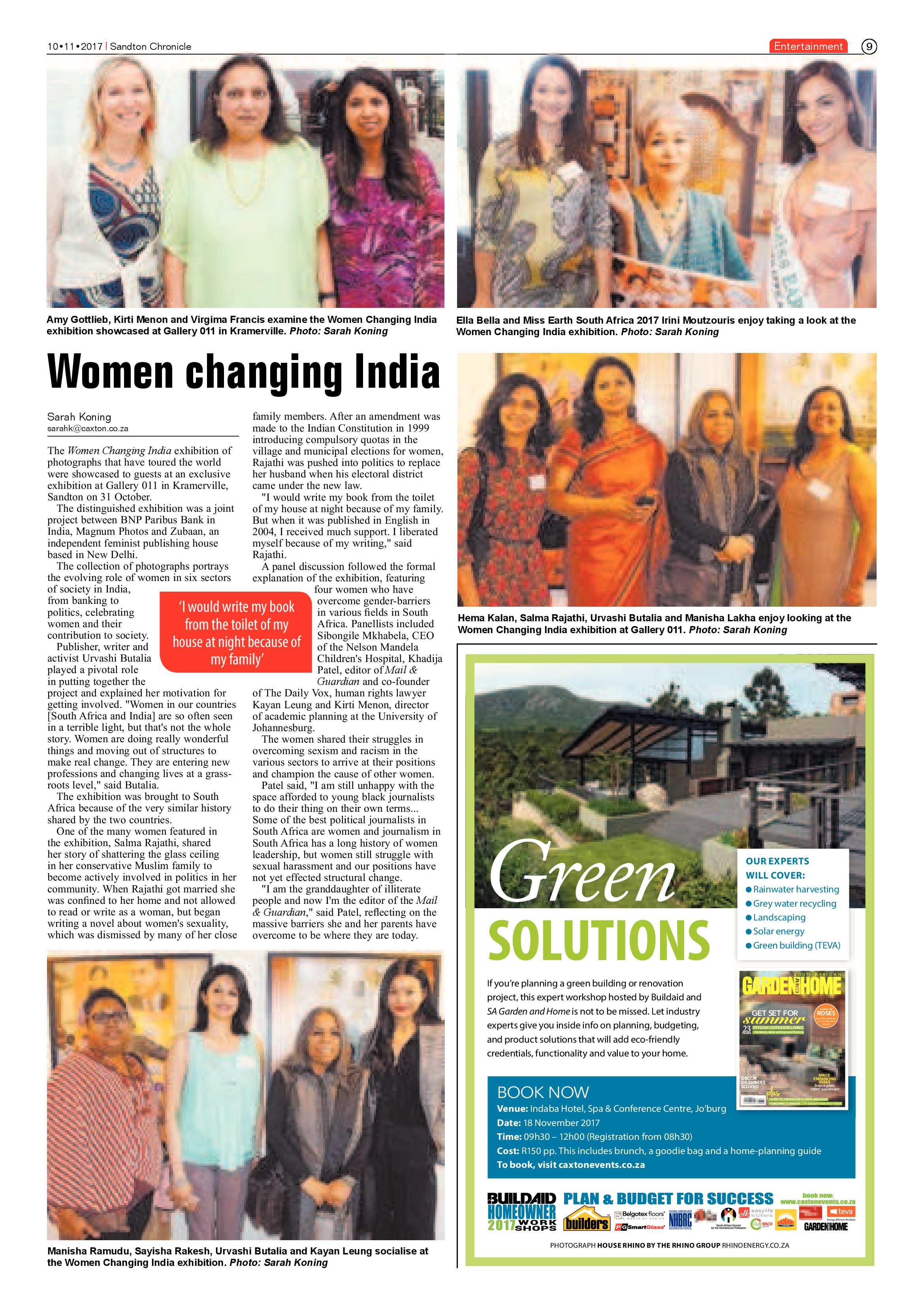 Sandton Chronicle 10 November 2017 page 9