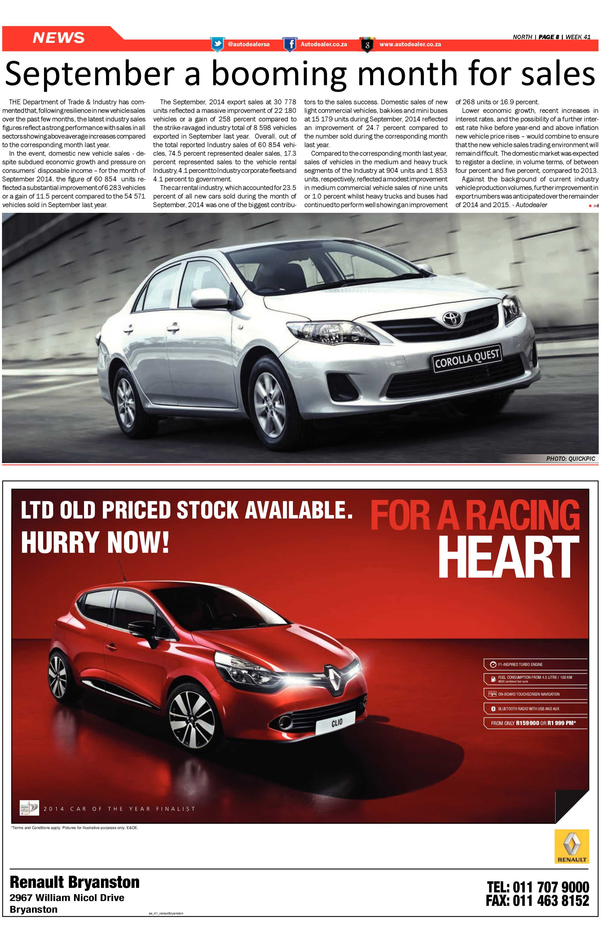 Sandton Chronicle 10 October 2014 page 22