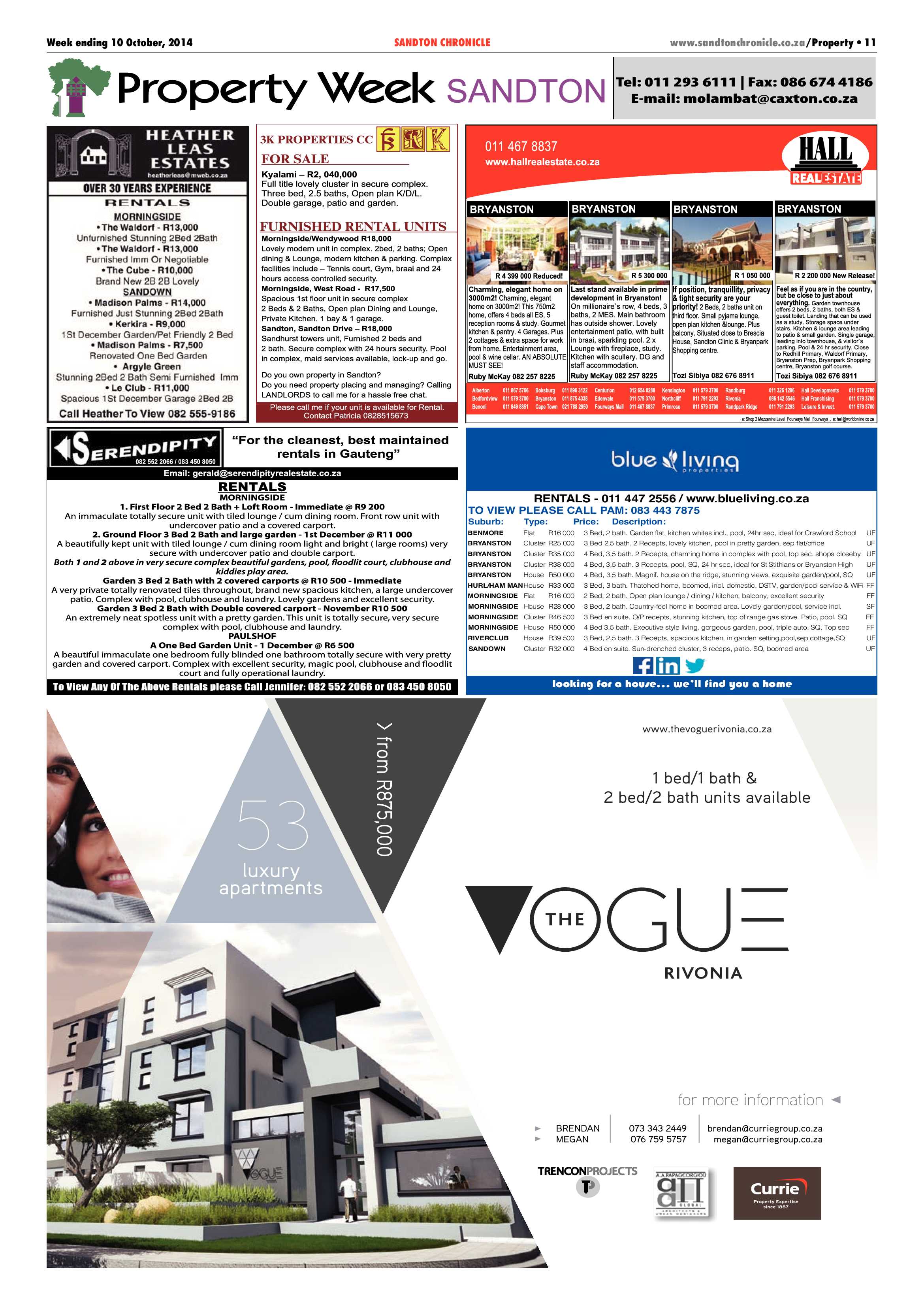 Sandton Chronicle 10 October 2014 page 31