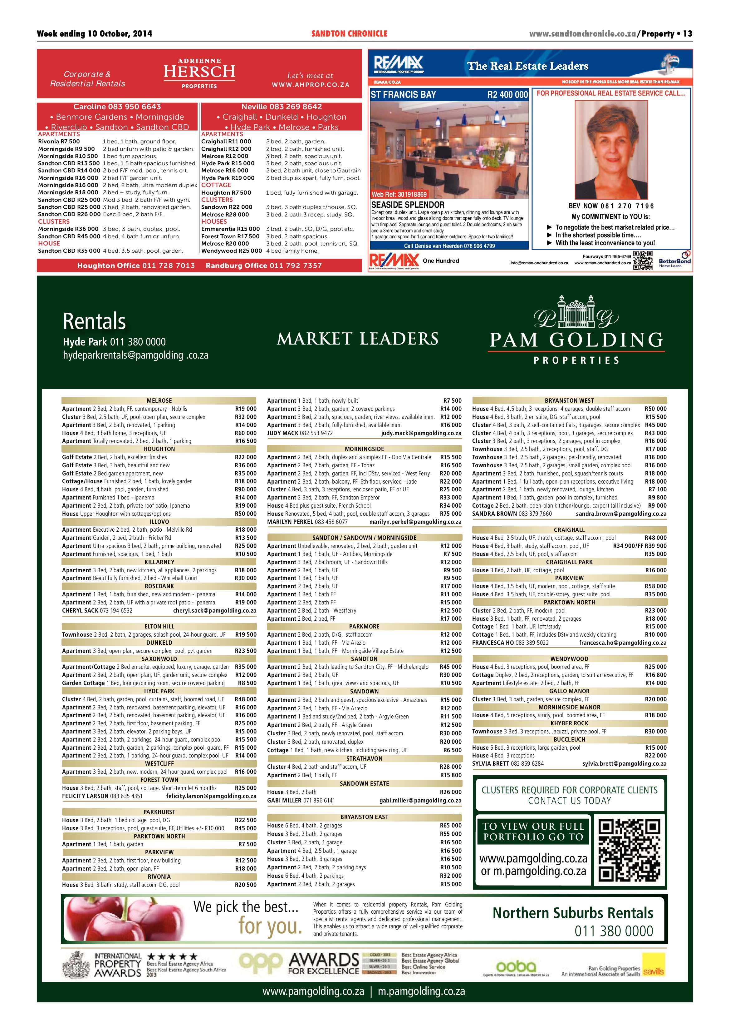 Sandton Chronicle 10 October 2014 page 33