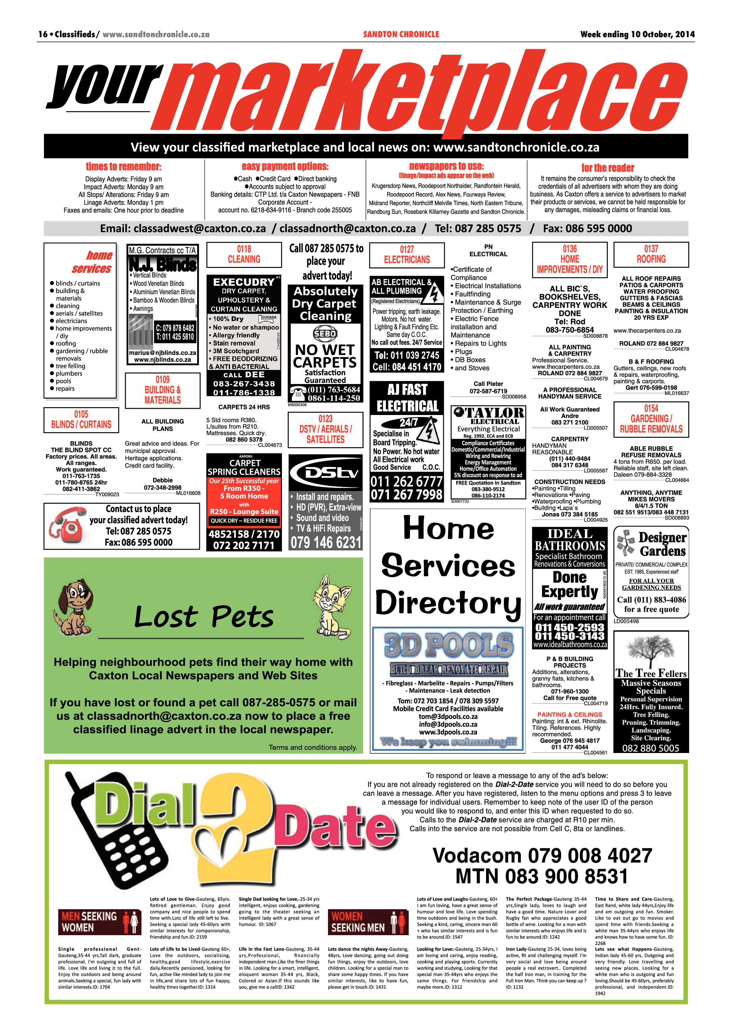 Sandton Chronicle 10 October 2014 page 36